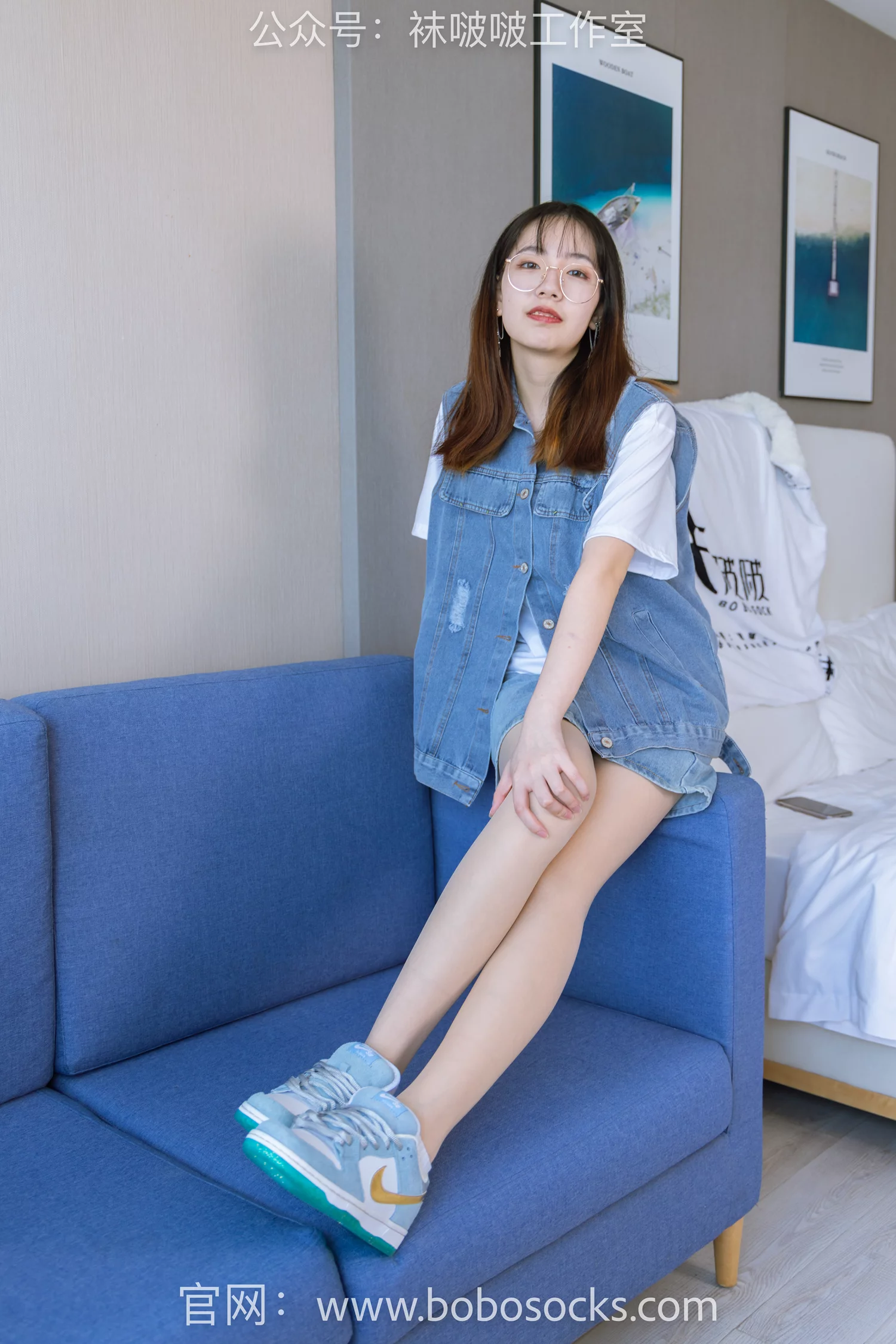 图片[21]-[BoBoSocks袜啵啵]NO.123 小甜豆-板鞋、白棉袜、肉丝[140P] – 速更版-美库