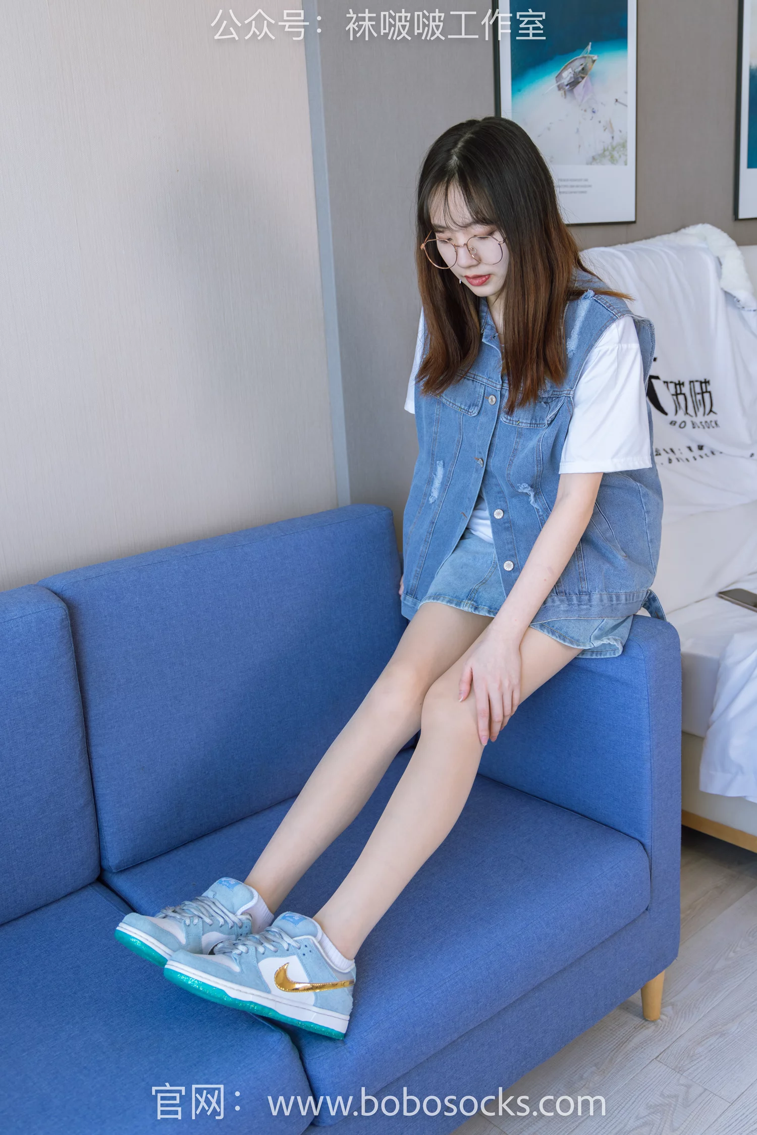 图片[22]-[BoBoSocks袜啵啵]NO.123 小甜豆-板鞋、白棉袜、肉丝[140P] – 速更版-美库