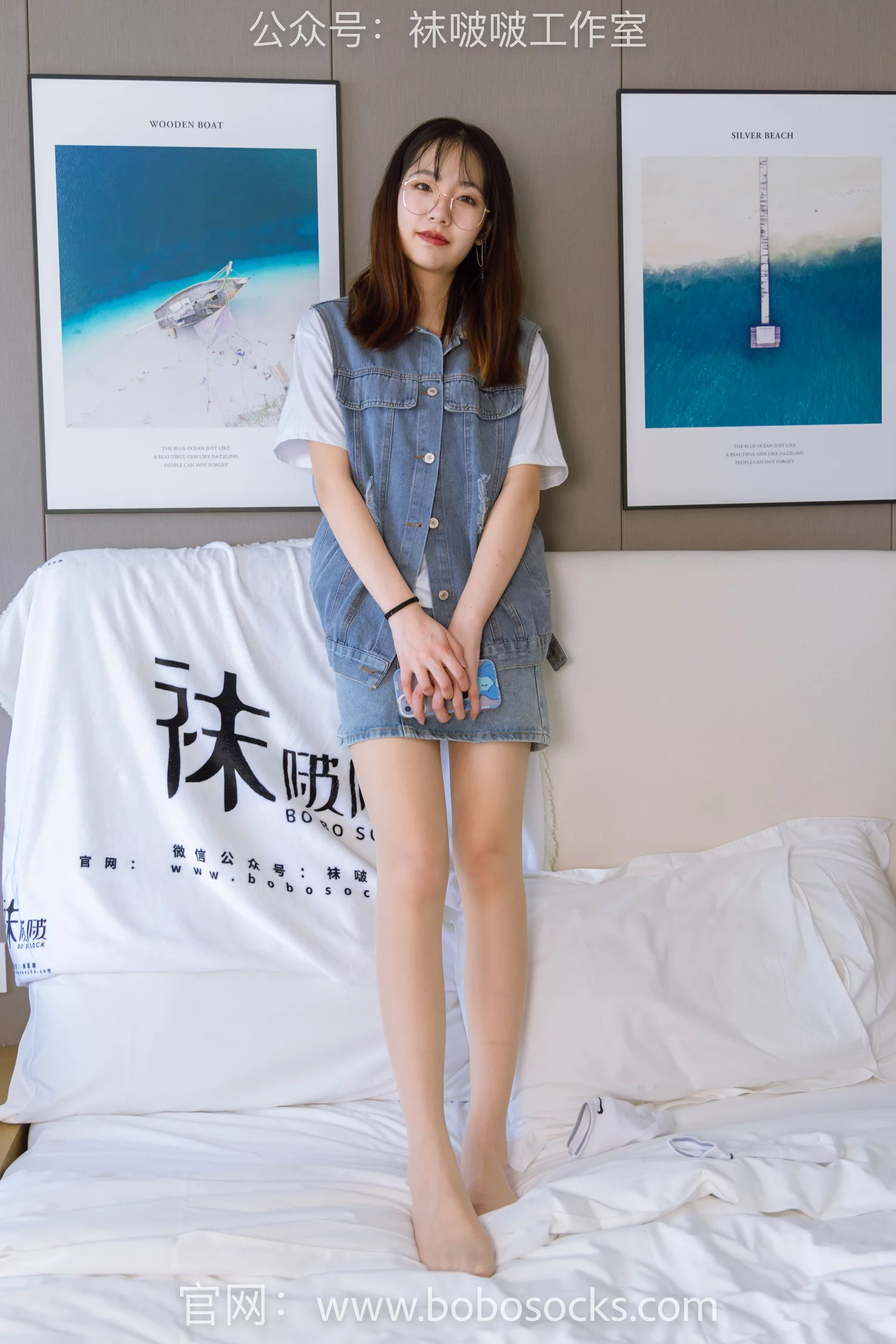 图片[123]-[BoBoSocks袜啵啵]NO.123 小甜豆-板鞋、白棉袜、肉丝[140P] – 速更版-美库