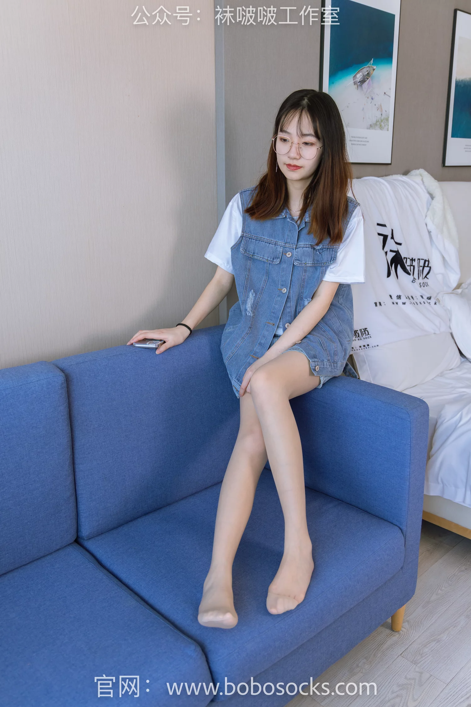 图片[130]-[BoBoSocks袜啵啵]NO.123 小甜豆-板鞋、白棉袜、肉丝[140P] – 速更版-美库