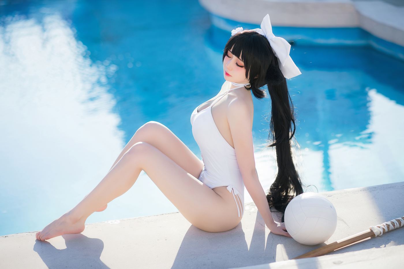 图片[16]-焖焖碳 高雄泳装 [24P] – 速更版-美库