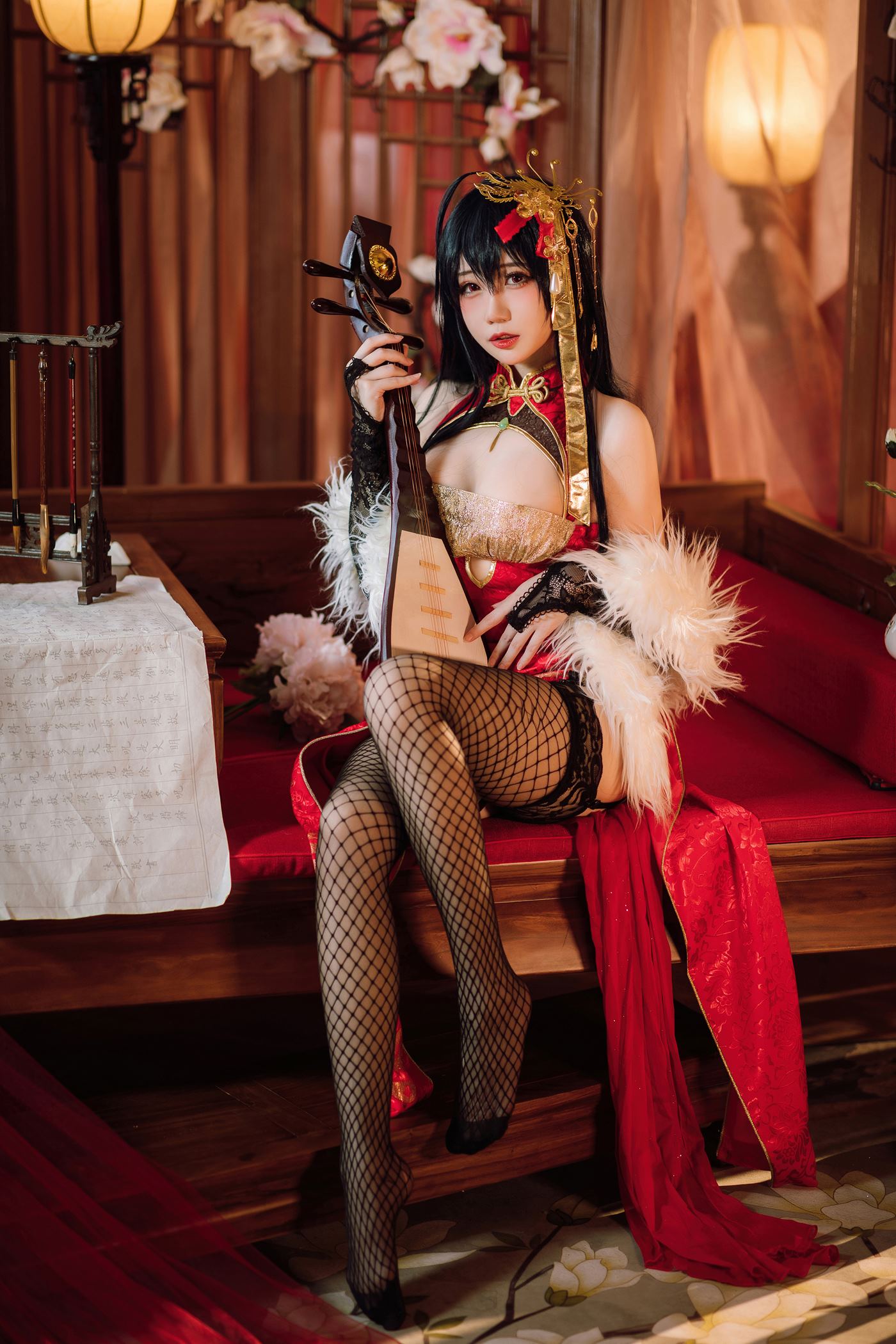 图片[13]-焖焖碳 大凤旗袍 [20P] – 速更版-美库