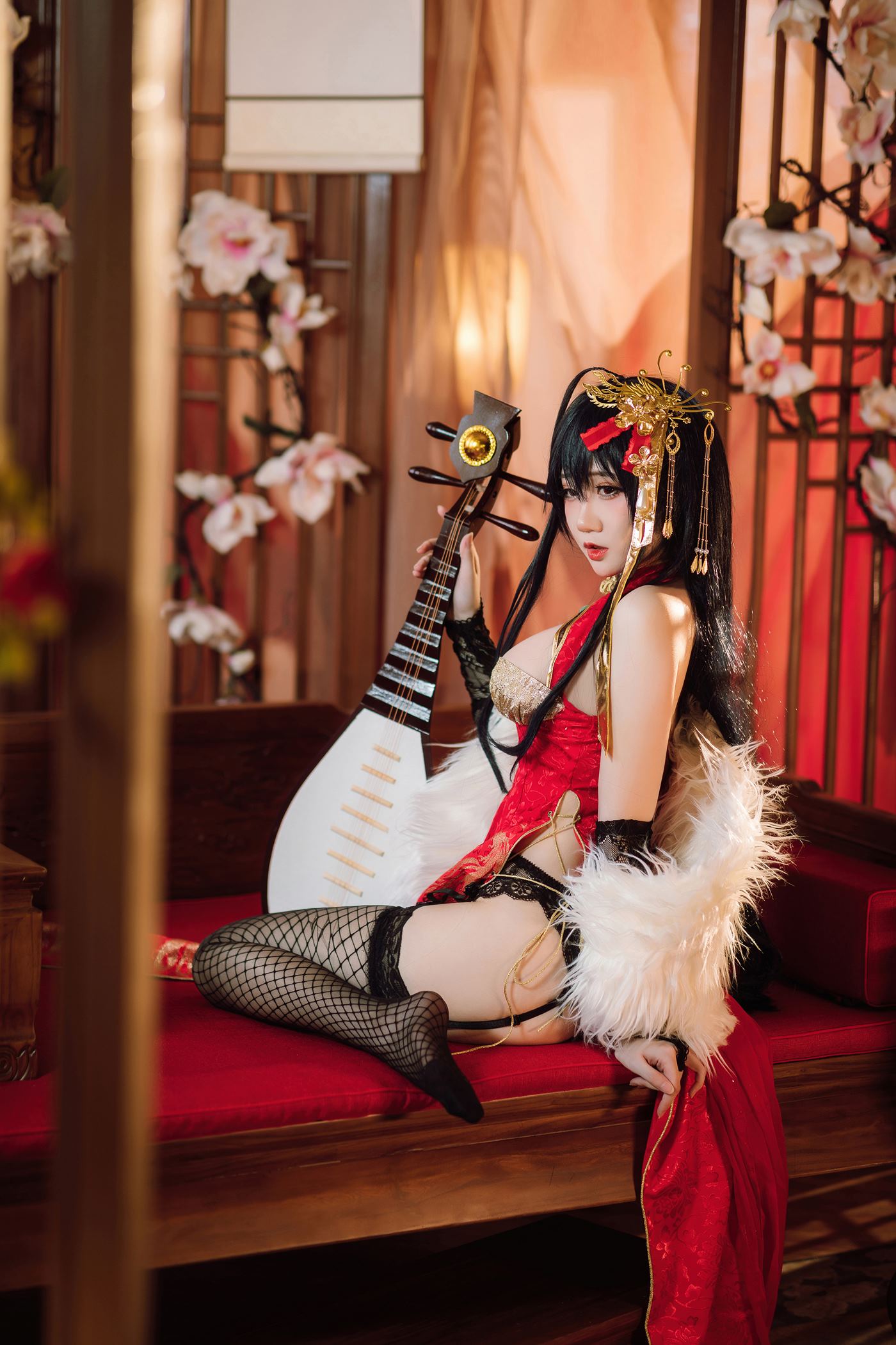 图片[19]-焖焖碳 大凤旗袍 [20P] – 速更版-美库