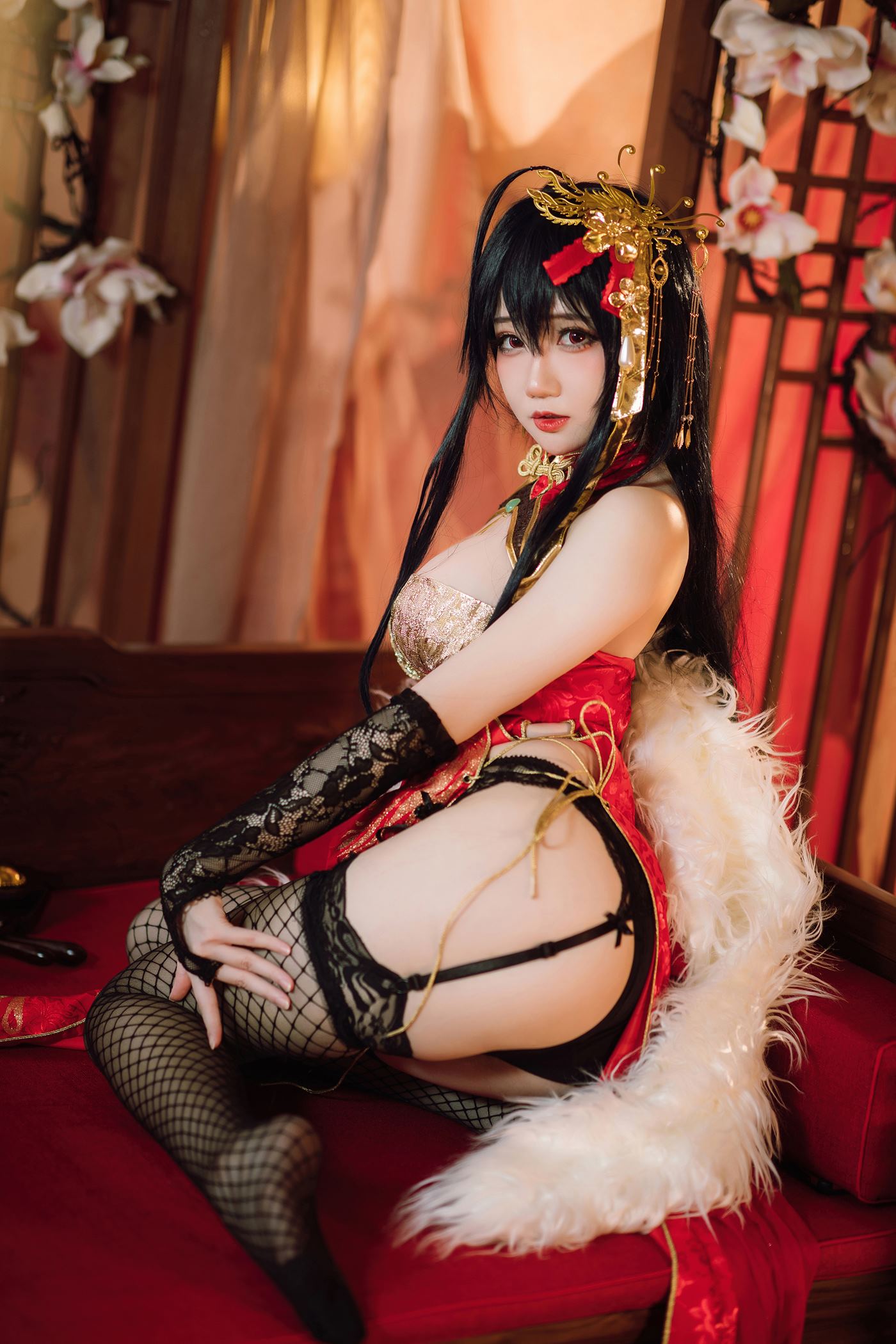 图片[21]-焖焖碳 大凤旗袍 [20P] – 速更版-美库