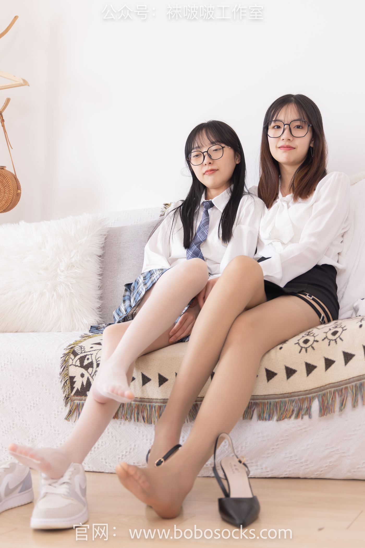 图片[27]-[BoBoSocks袜啵啵]NO.124 小甜豆稚予-板鞋、高跟鞋、黑皮鞋、白丝[207P] – 速更版-美库