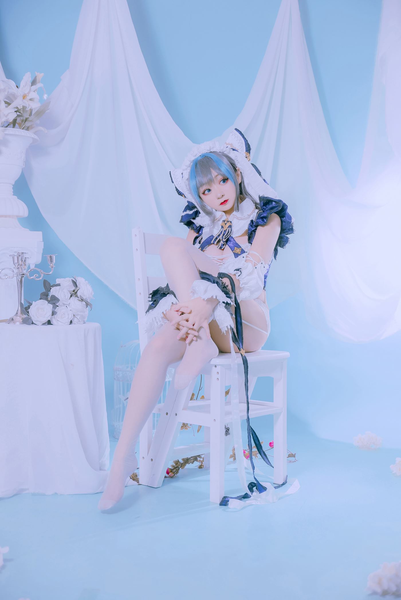 图片[11]-网紅Coser@-桃夭葵 柴郡 [20P] – 速更版-美库