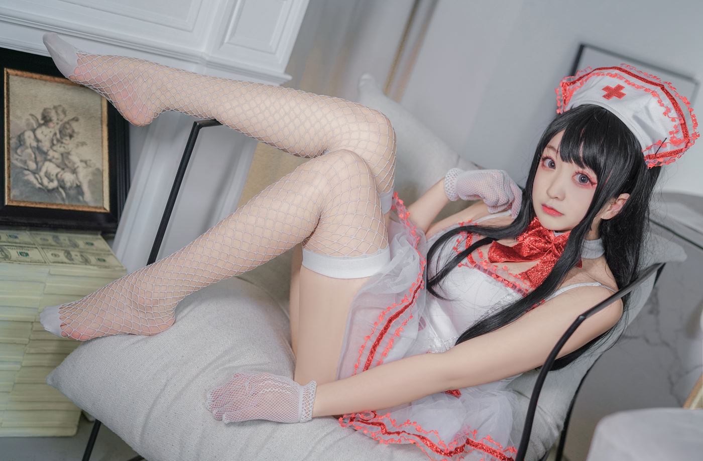 图片[22]-网紅Coser@-桃夭葵 雷丝护士 [42P] – 速更版-美库