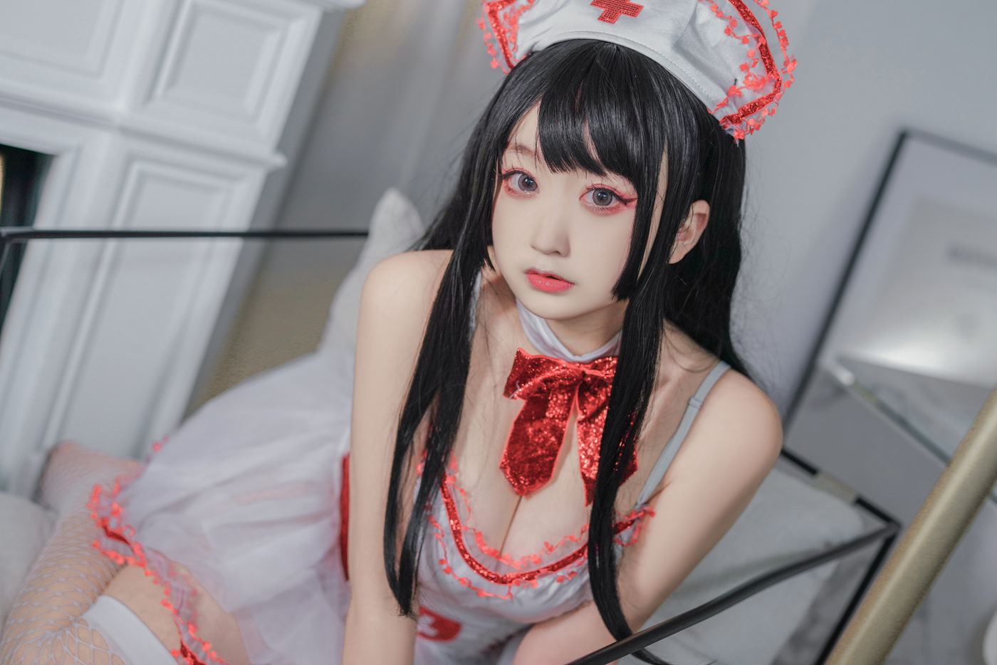 图片[23]-网紅Coser@-桃夭葵 雷丝护士 [42P] – 速更版-美库