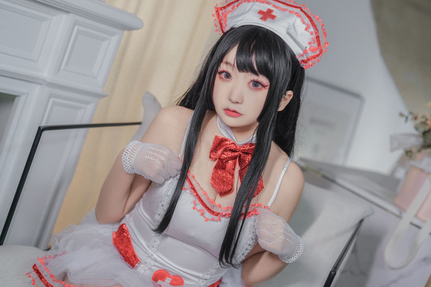 图片[24]-网紅Coser@-桃夭葵 雷丝护士 [42P] – 速更版-美库
