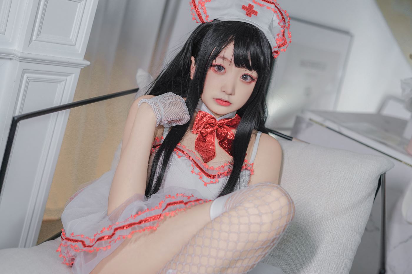 图片[25]-网紅Coser@-桃夭葵 雷丝护士 [42P] – 速更版-美库
