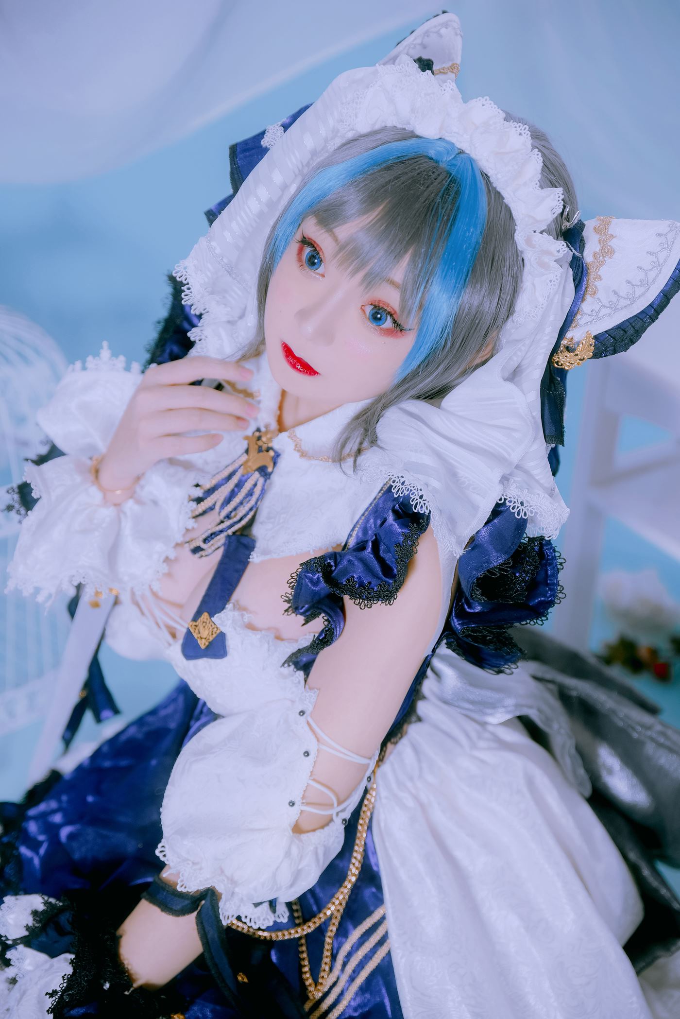 图片[15]-网紅Coser@-桃夭葵 柴郡 [20P] – 速更版-美库