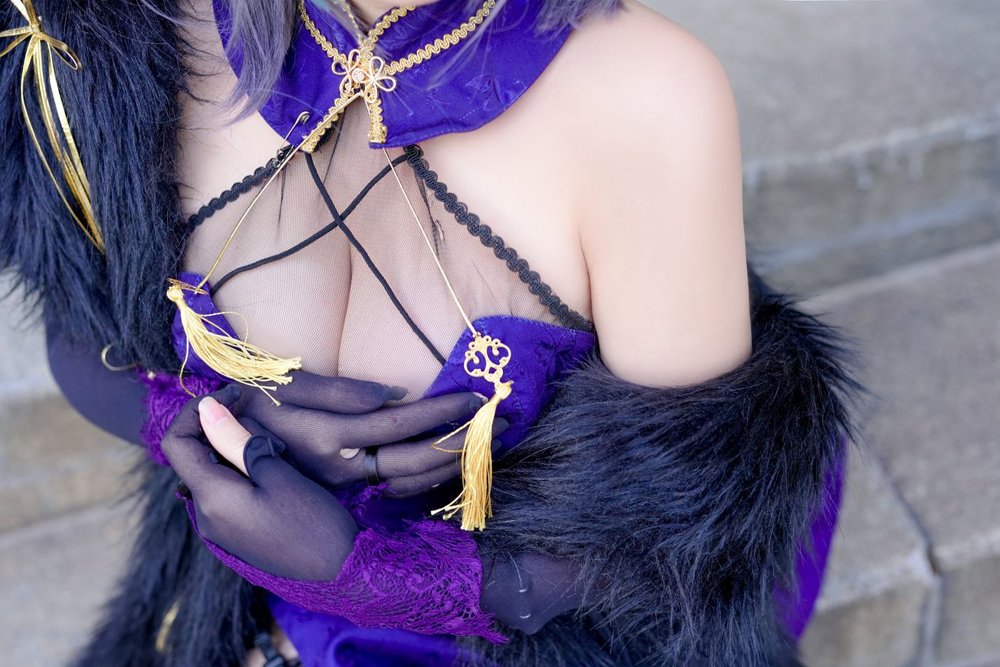 图片[24]-网紅Coser@-桃夭葵 柴郡旗袍 [33P] – 速更版-美库