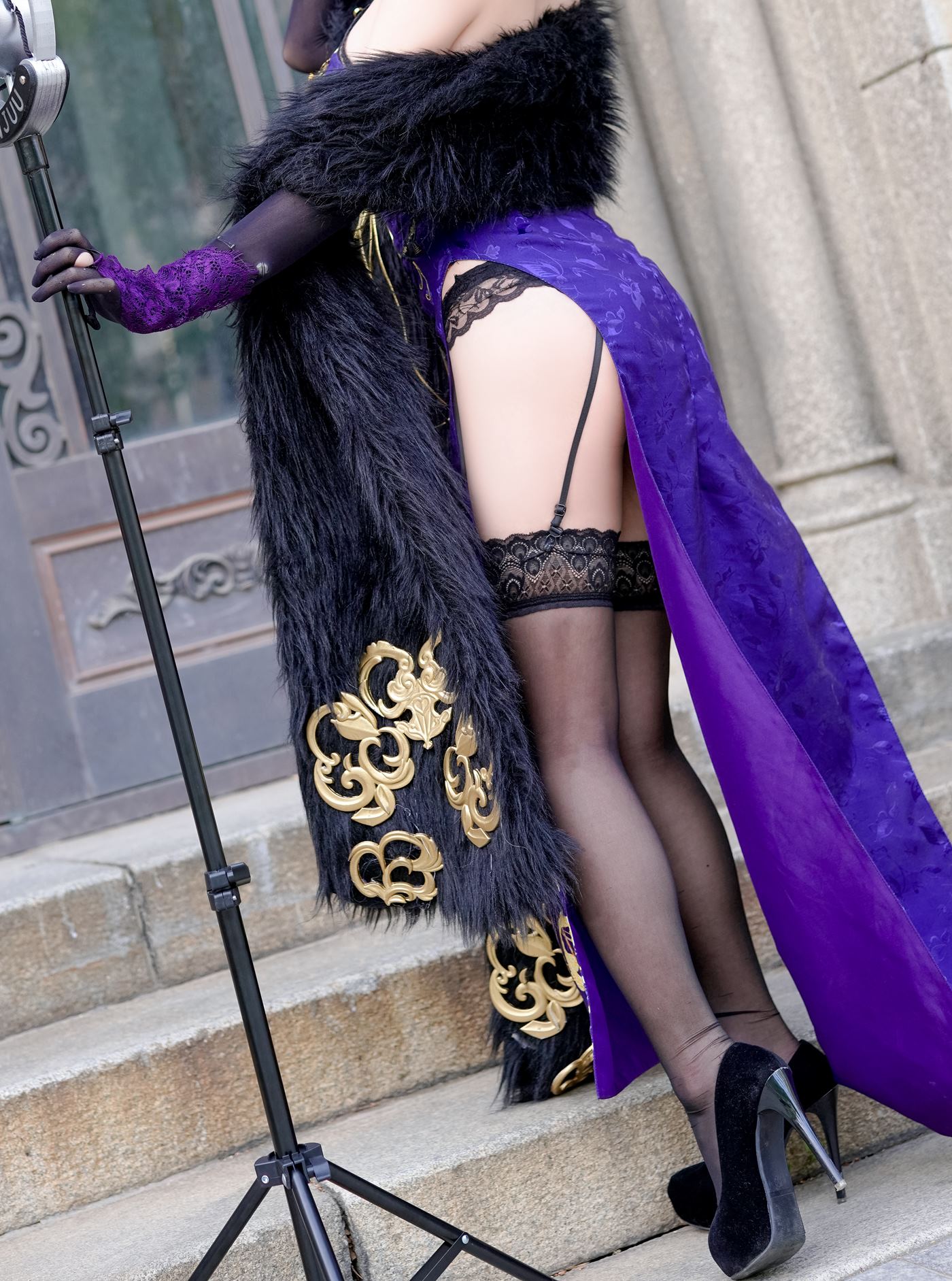 图片[34]-网紅Coser@-桃夭葵 柴郡旗袍 [33P] – 速更版-美库