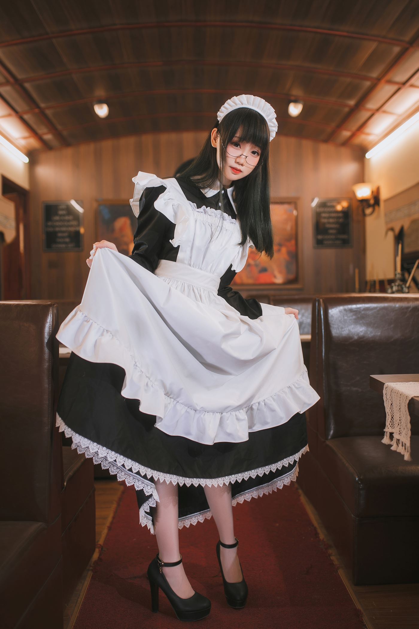 图片[10]-焖焖碳 女仆 [28P] – 速更版-美库