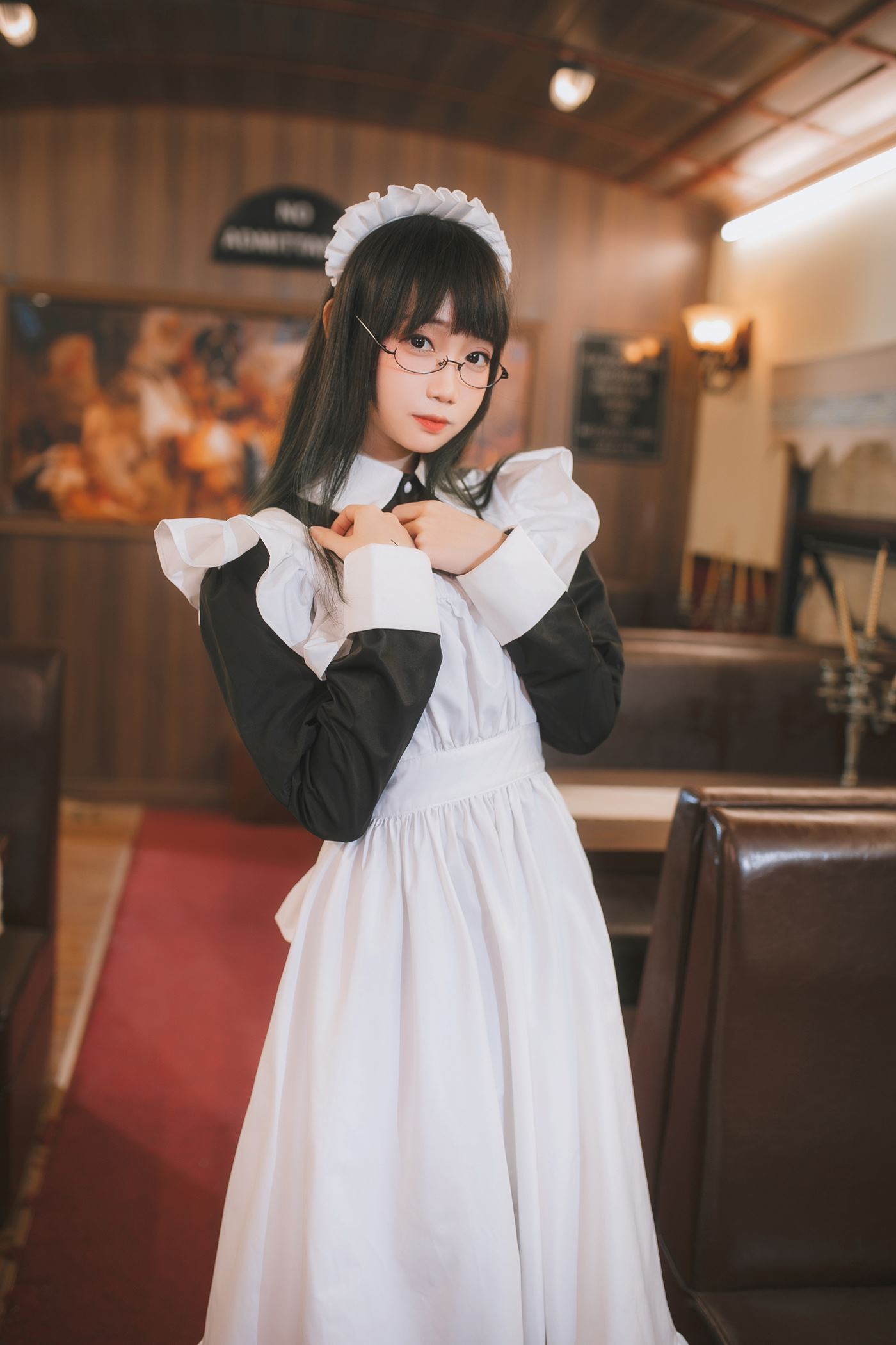 图片[19]-焖焖碳 女仆 [28P] – 速更版-美库