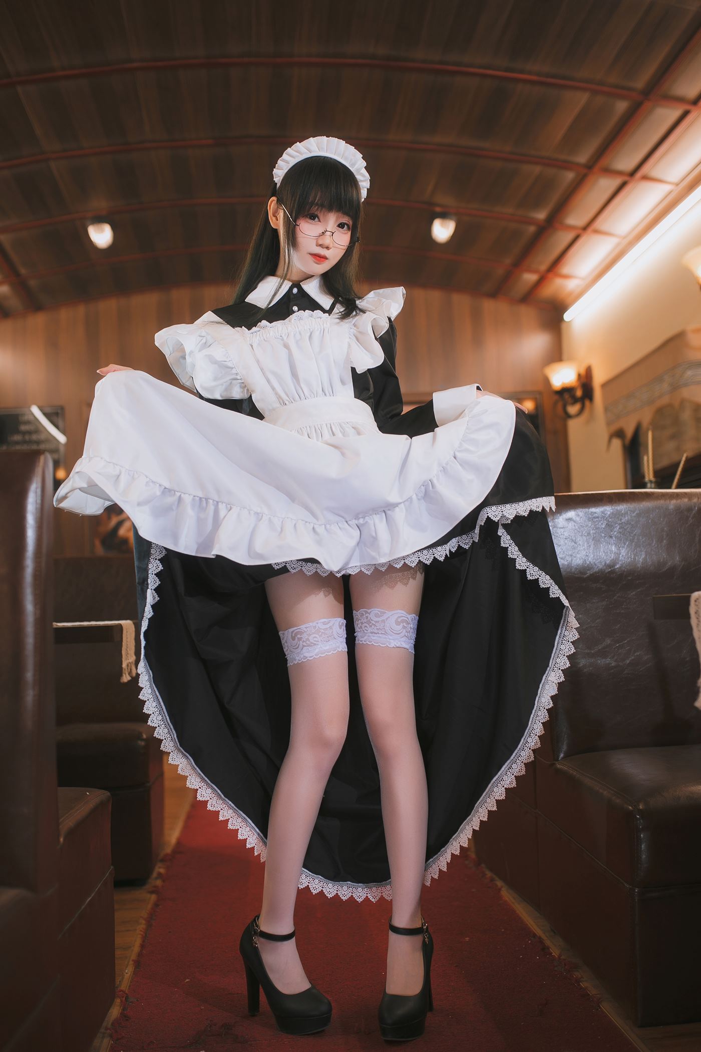 图片[22]-焖焖碳 女仆 [28P] – 速更版-美库