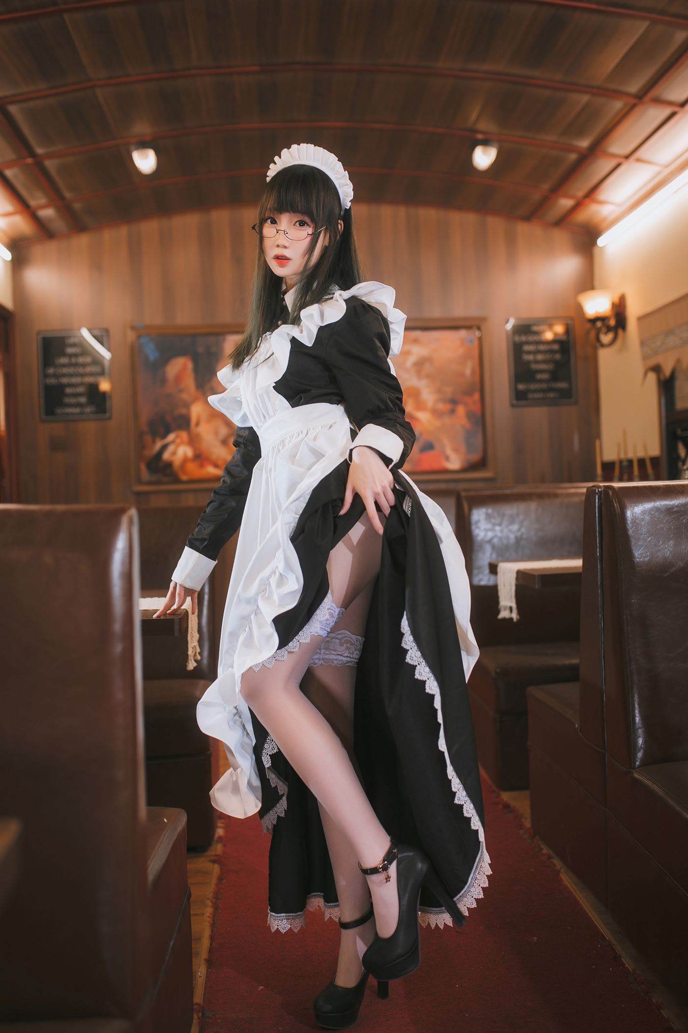 图片[23]-焖焖碳 女仆 [28P] – 速更版-美库