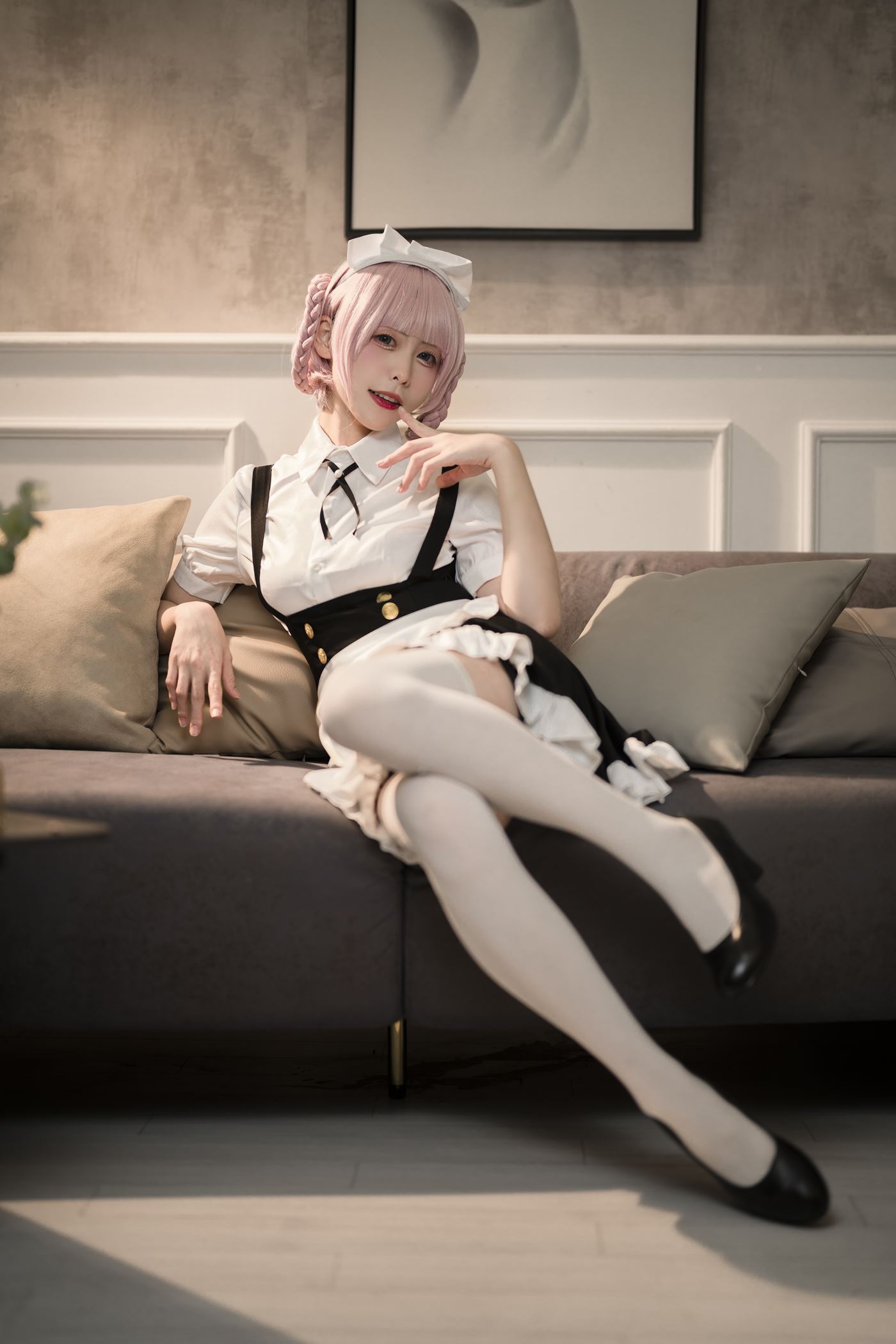 图片[10]-樱岛嗷  七草荠原皮+女仆 [37P] – 速更版-美库