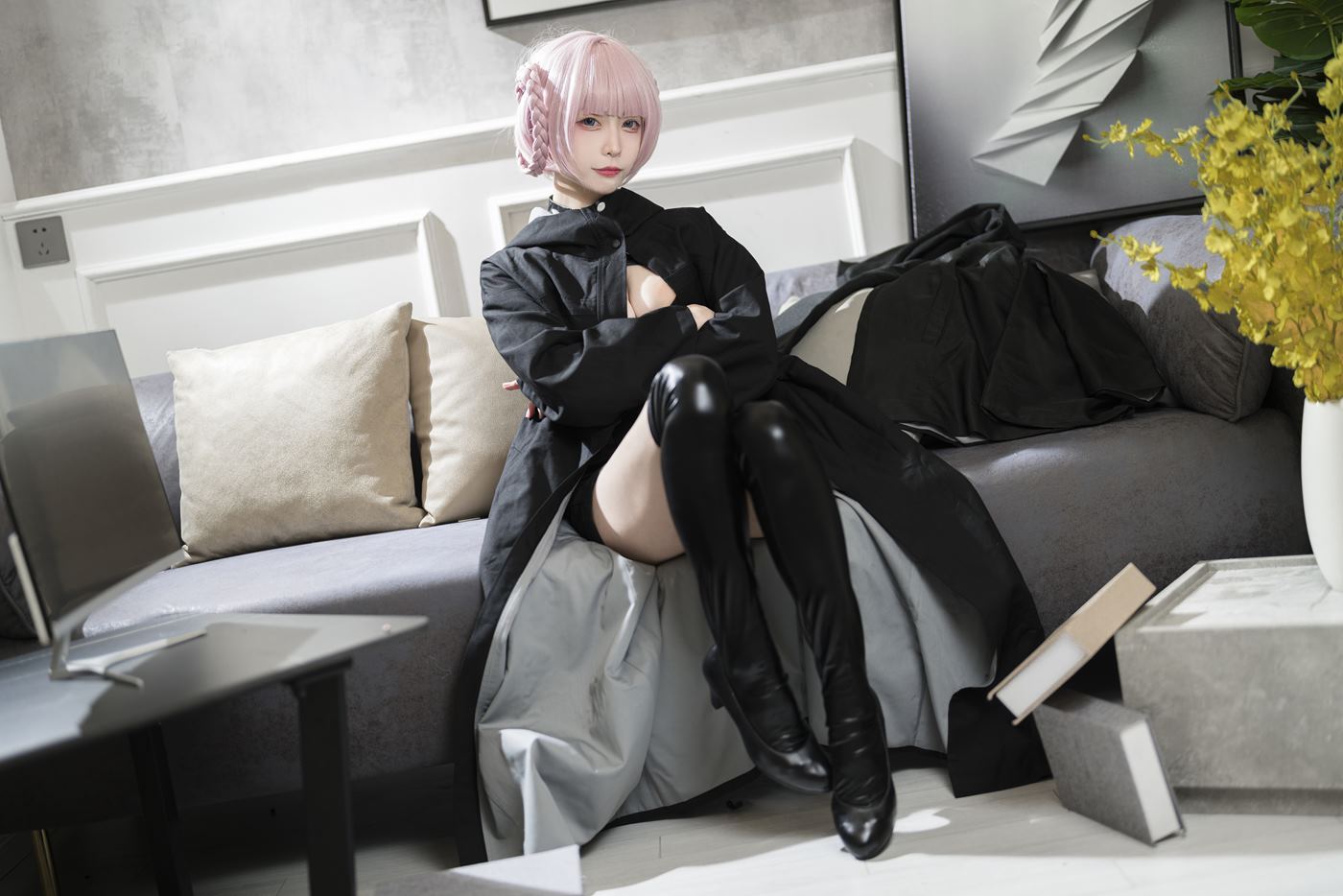 图片[11]-樱岛嗷  七草荠原皮+女仆 [37P] – 速更版-美库