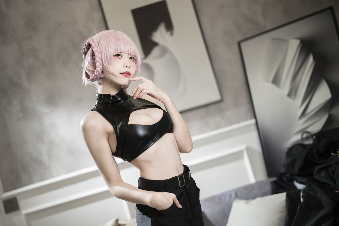 图片[15]-樱岛嗷  七草荠原皮+女仆 [37P] – 速更版-美库