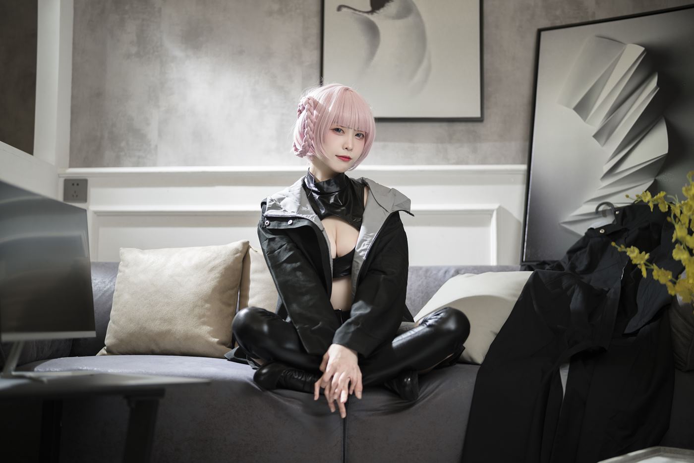 图片[17]-樱岛嗷  七草荠原皮+女仆 [37P] – 速更版-美库