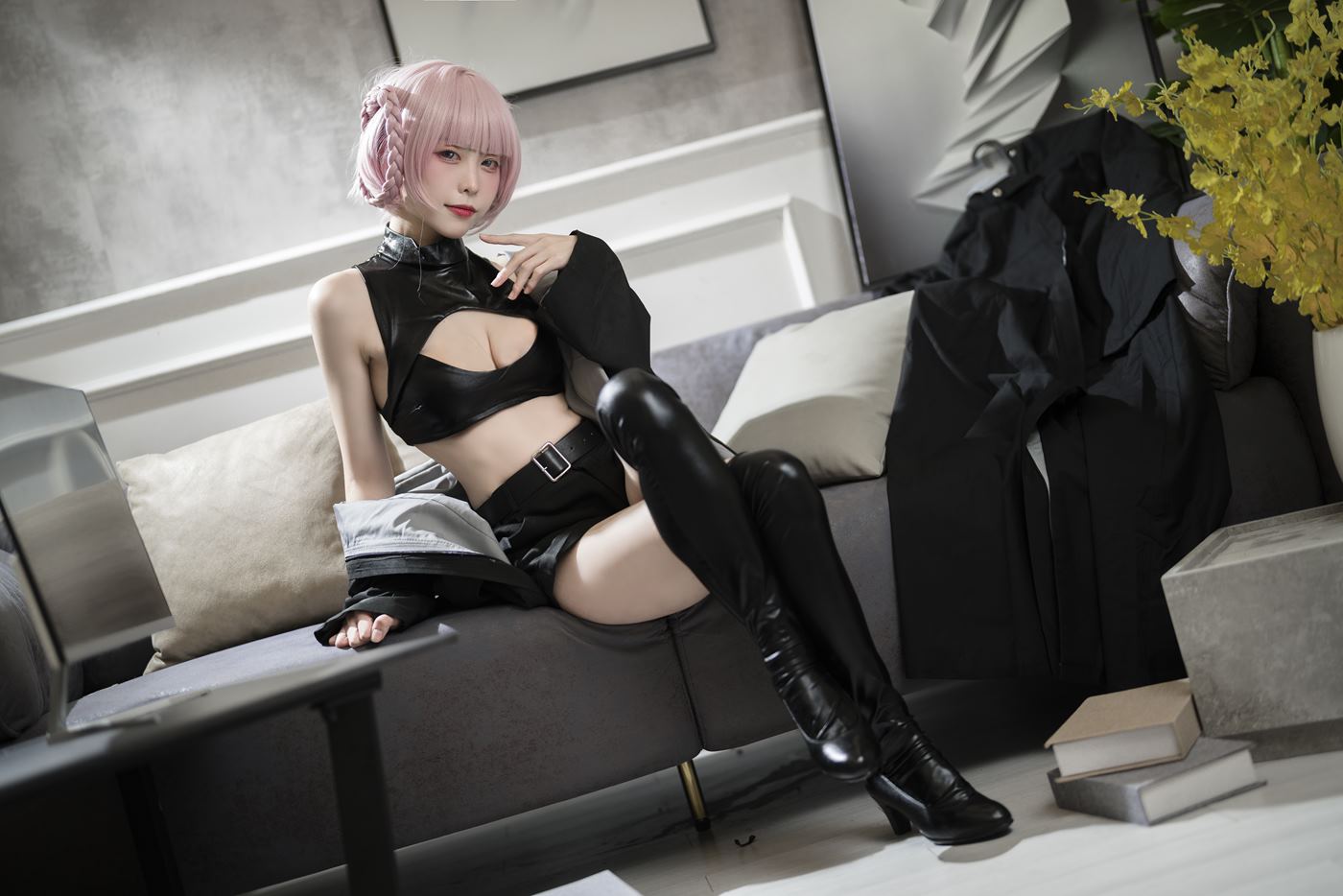 图片[20]-樱岛嗷  七草荠原皮+女仆 [37P] – 速更版-美库