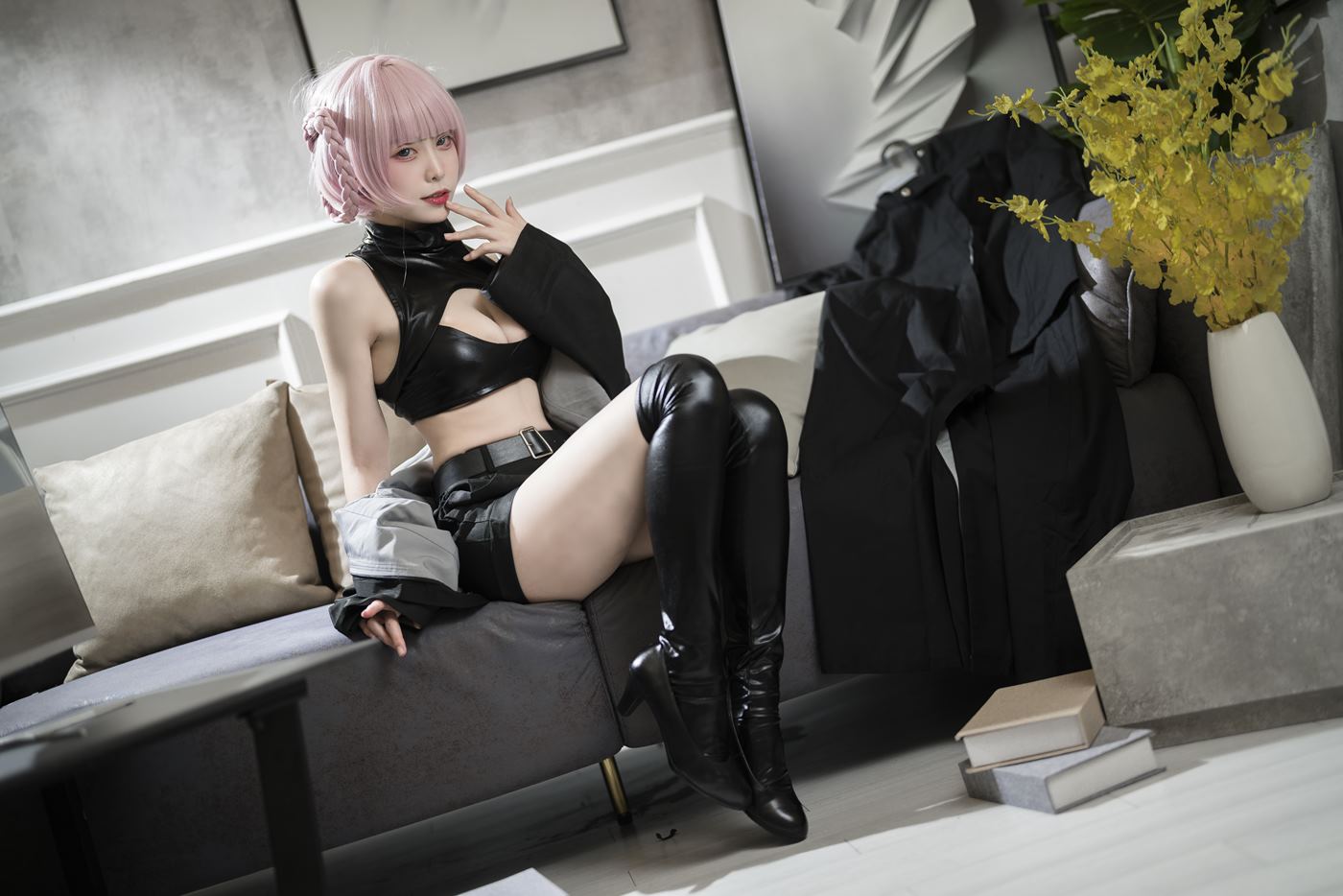 图片[21]-樱岛嗷  七草荠原皮+女仆 [37P] – 速更版-美库