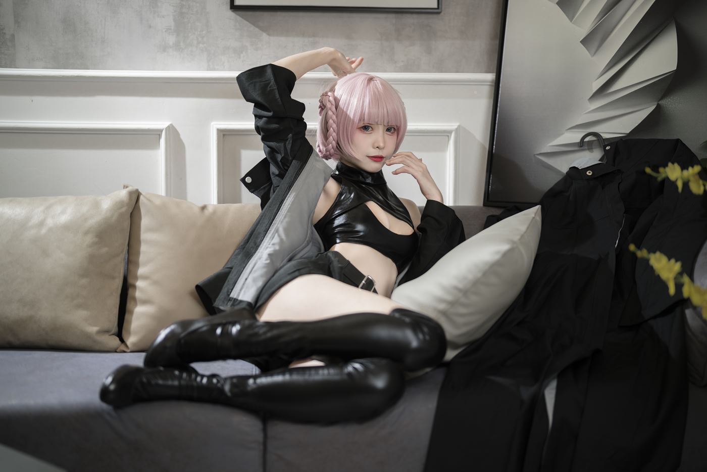 图片[24]-樱岛嗷  七草荠原皮+女仆 [37P] – 速更版-美库