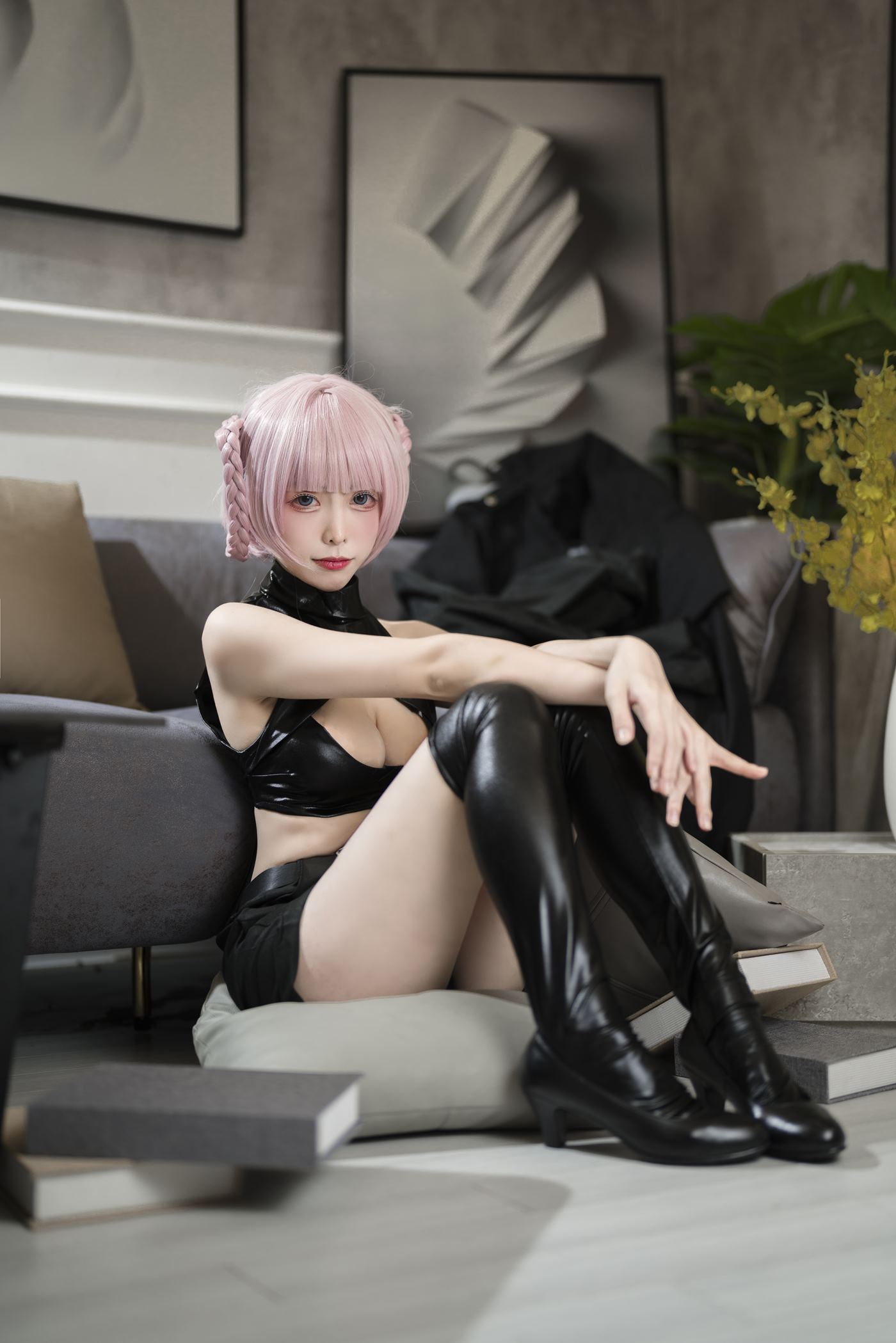 图片[27]-樱岛嗷  七草荠原皮+女仆 [37P] – 速更版-美库