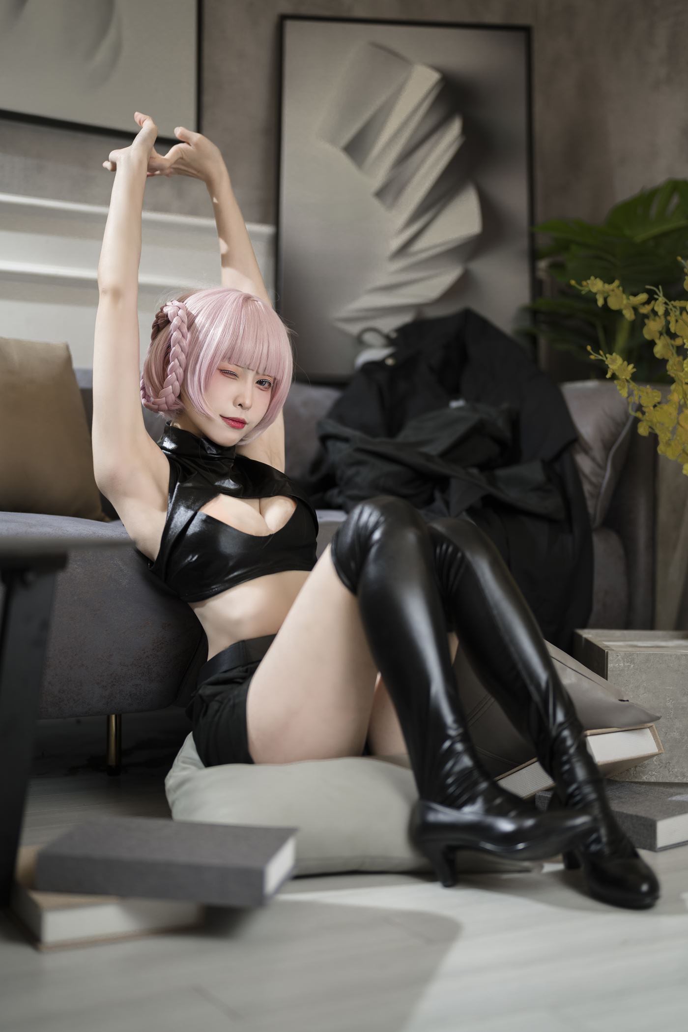 图片[28]-樱岛嗷  七草荠原皮+女仆 [37P] – 速更版-美库