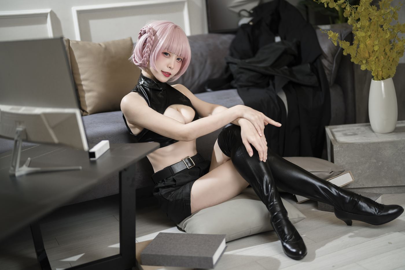 图片[31]-樱岛嗷  七草荠原皮+女仆 [37P] – 速更版-美库