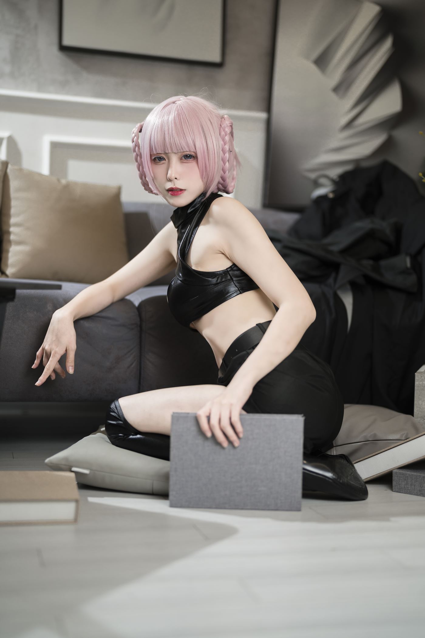 图片[35]-樱岛嗷  七草荠原皮+女仆 [37P] – 速更版-美库