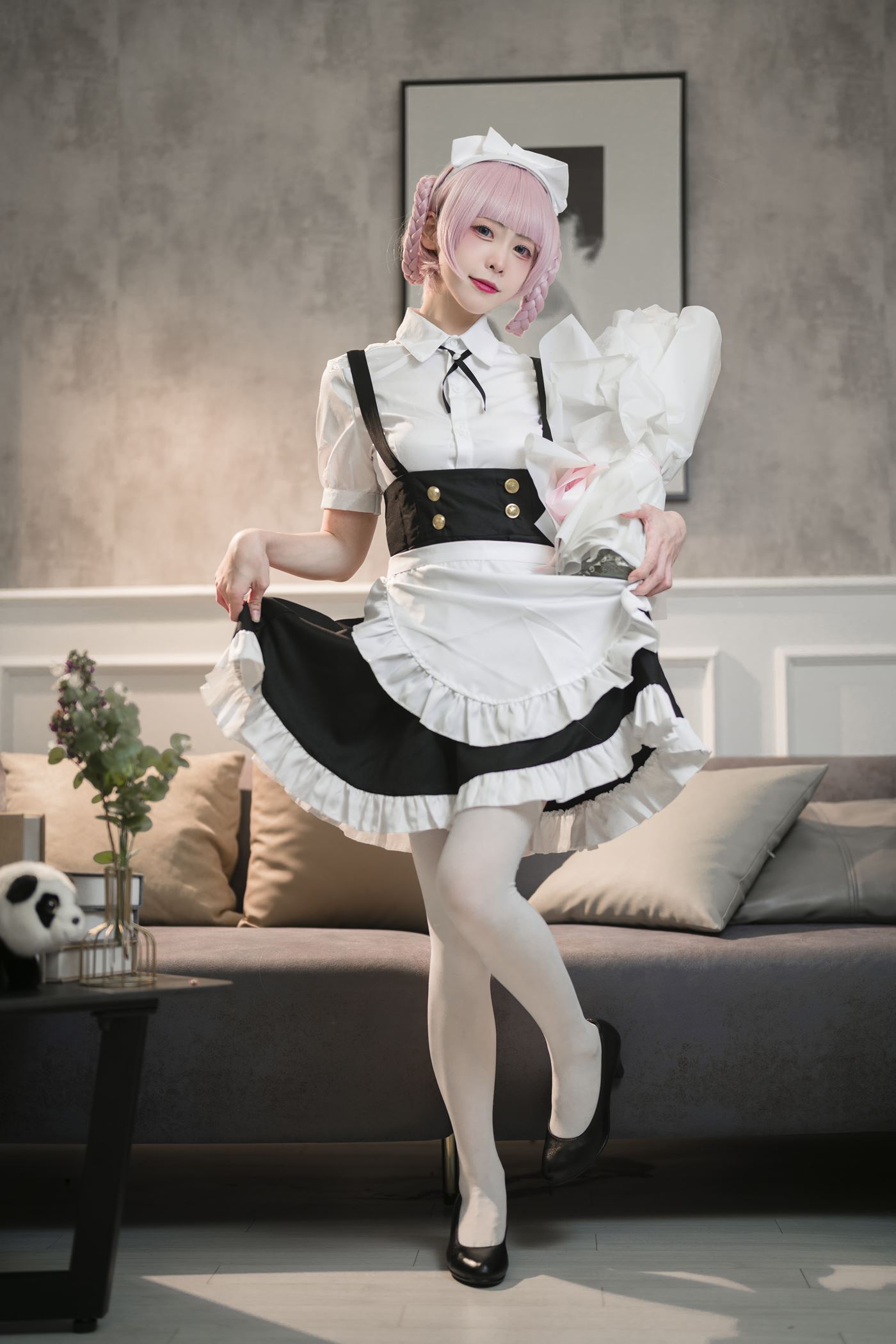 图片[36]-樱岛嗷  七草荠原皮+女仆 [37P] – 速更版-美库