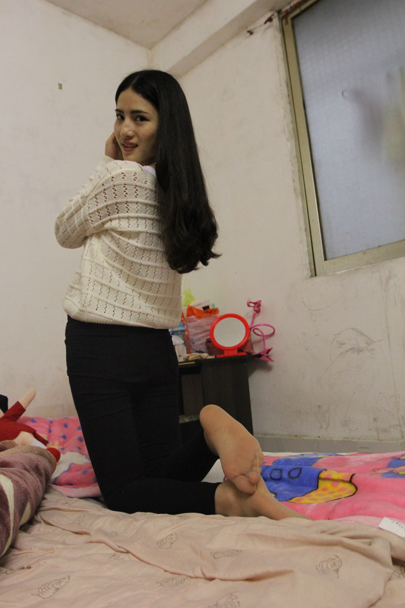 图片[64]-学妹校园寝室短丝系列045 小青[94P] – 速更版-美库