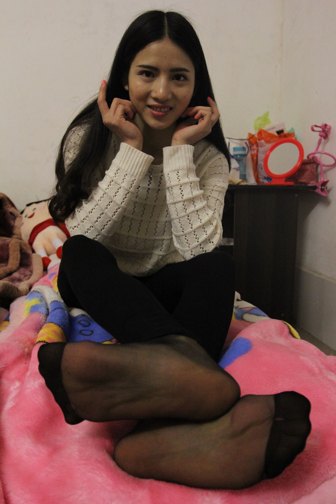 图片[82]-学妹校园寝室短丝系列045 小青[94P] – 速更版-美库