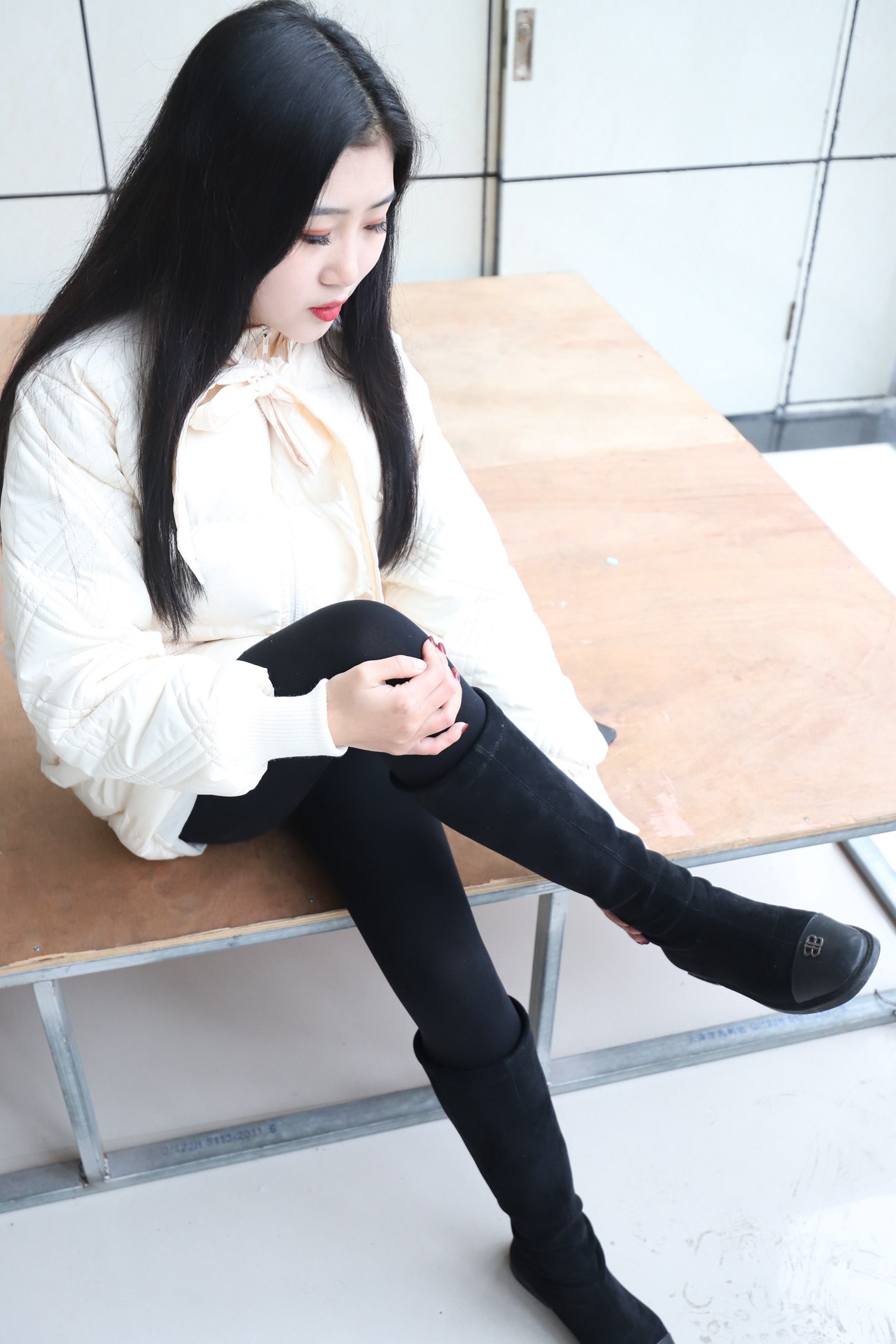 图片[13]-大西瓜爱牙膏-2019 7月活动 模特2（二） 黑丝长靴 [109P] – 速更版-美库