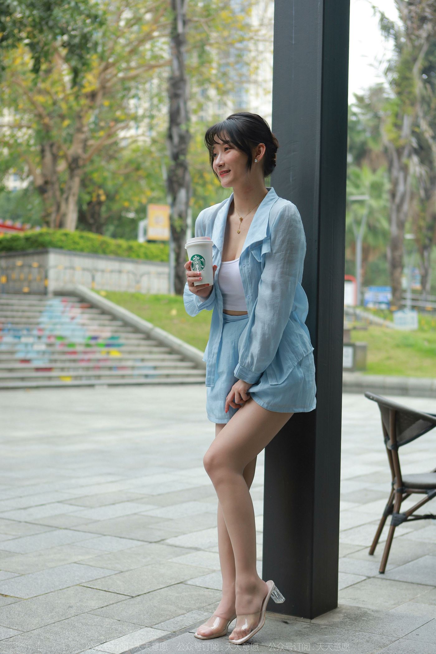 图片[46]-[IESS异思趣向] 2022.05.11 丝享家1085：秋秋《蓝色事业线》[86P] – 速更版-美库