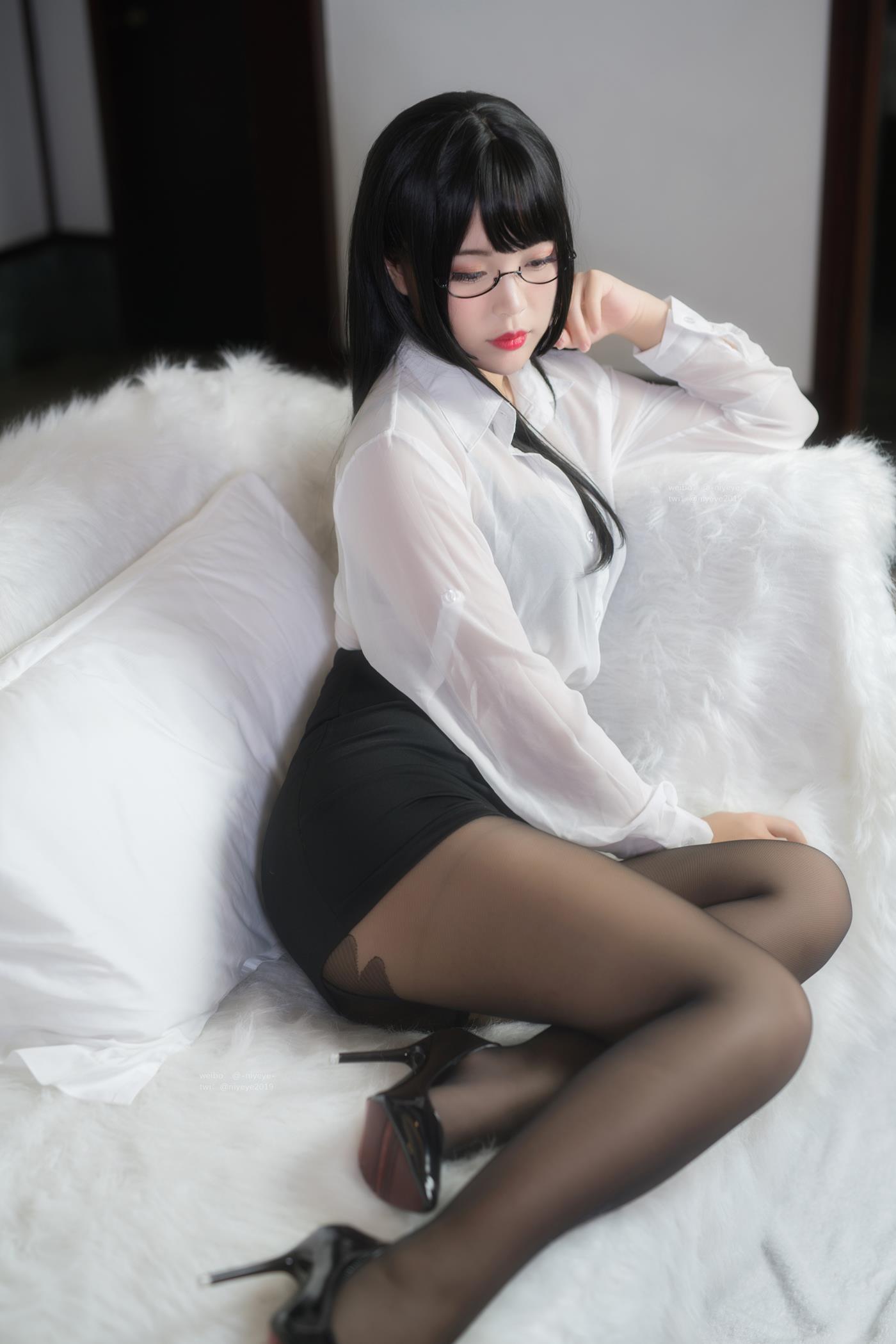 图片[66]-萌系小姐姐-白烨 &耶米西奶露 – 家庭教师 [67P] – 速更版-美库