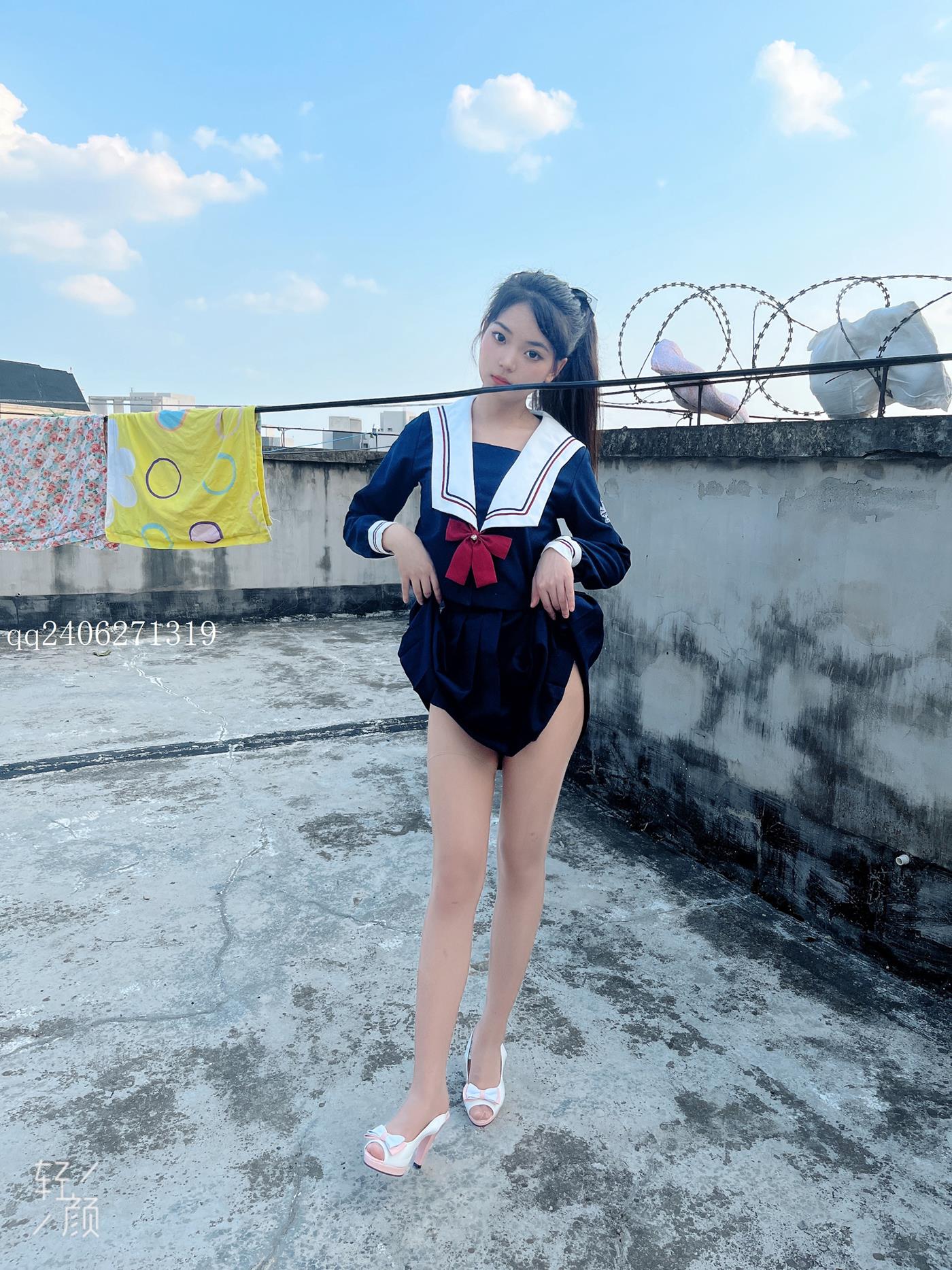 图片[16]-[MSLASS梦丝女神]2022.07.26  JK蓝 张馨[42P] – 速更版-美库