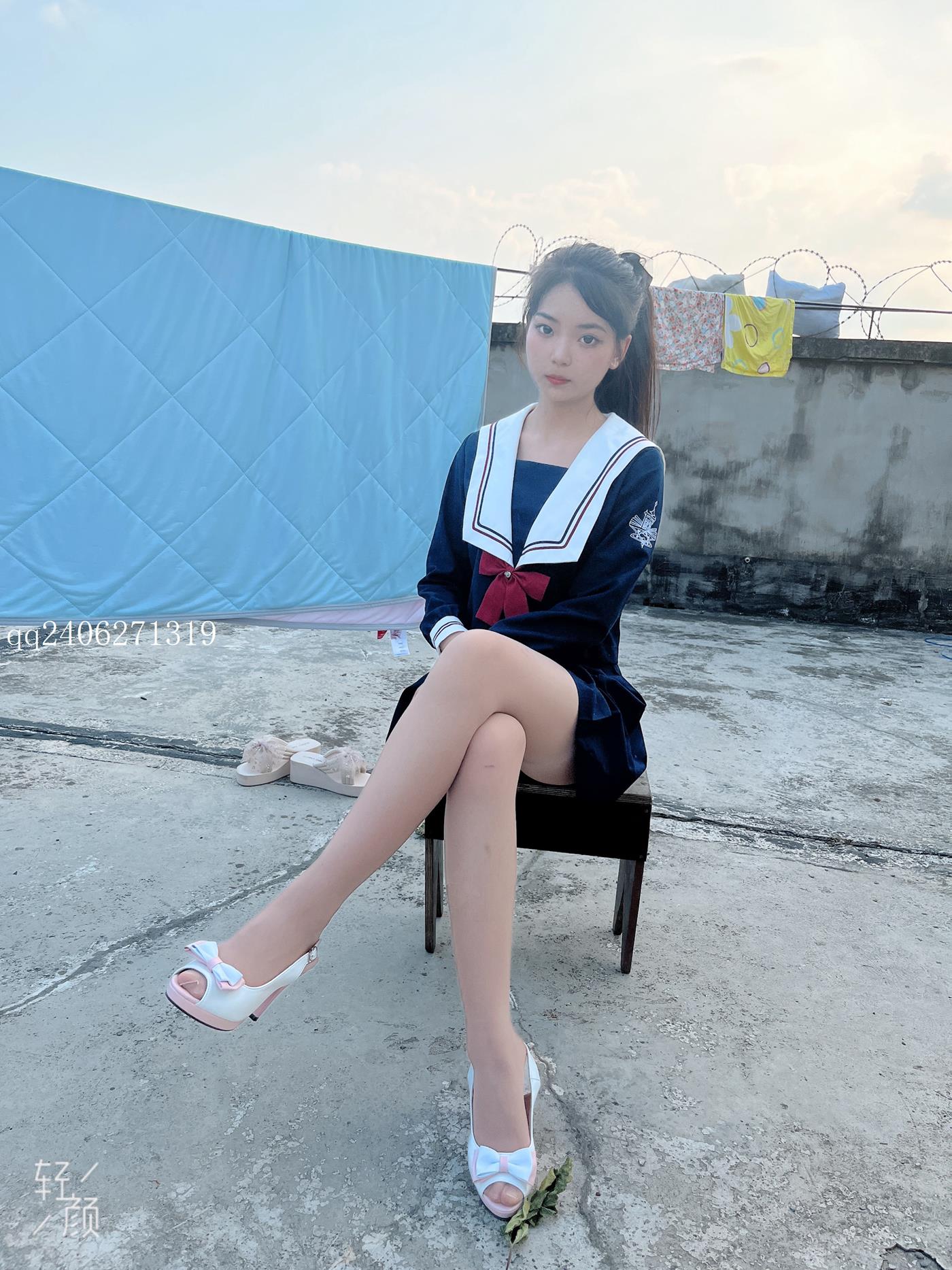 图片[29]-[MSLASS梦丝女神]2022.07.26  JK蓝 张馨[42P] – 速更版-美库