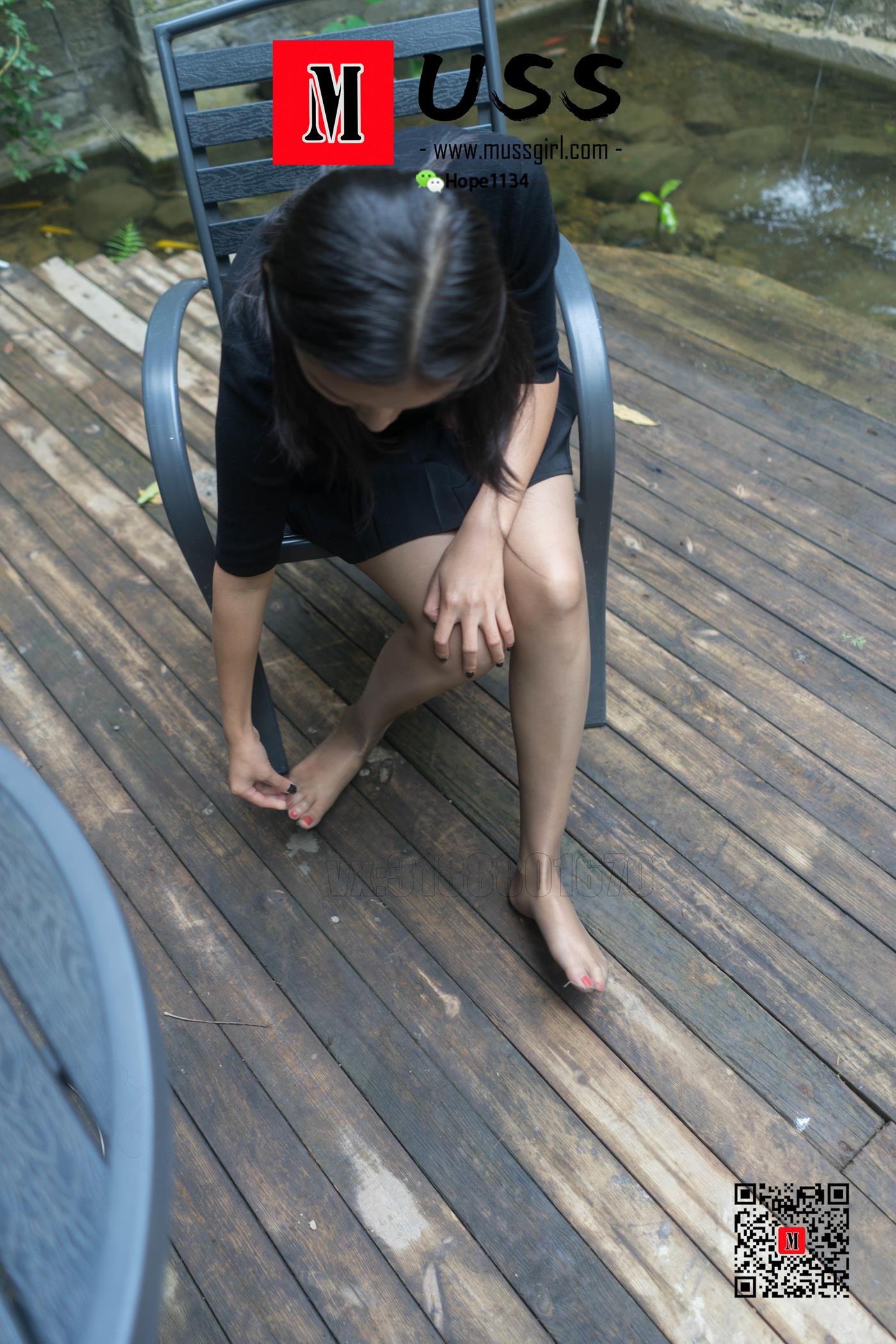 图片[17]-[MussGirl慕丝女郎]NO.082院落一角的黑丝足迹[73P] – 速更版-美库