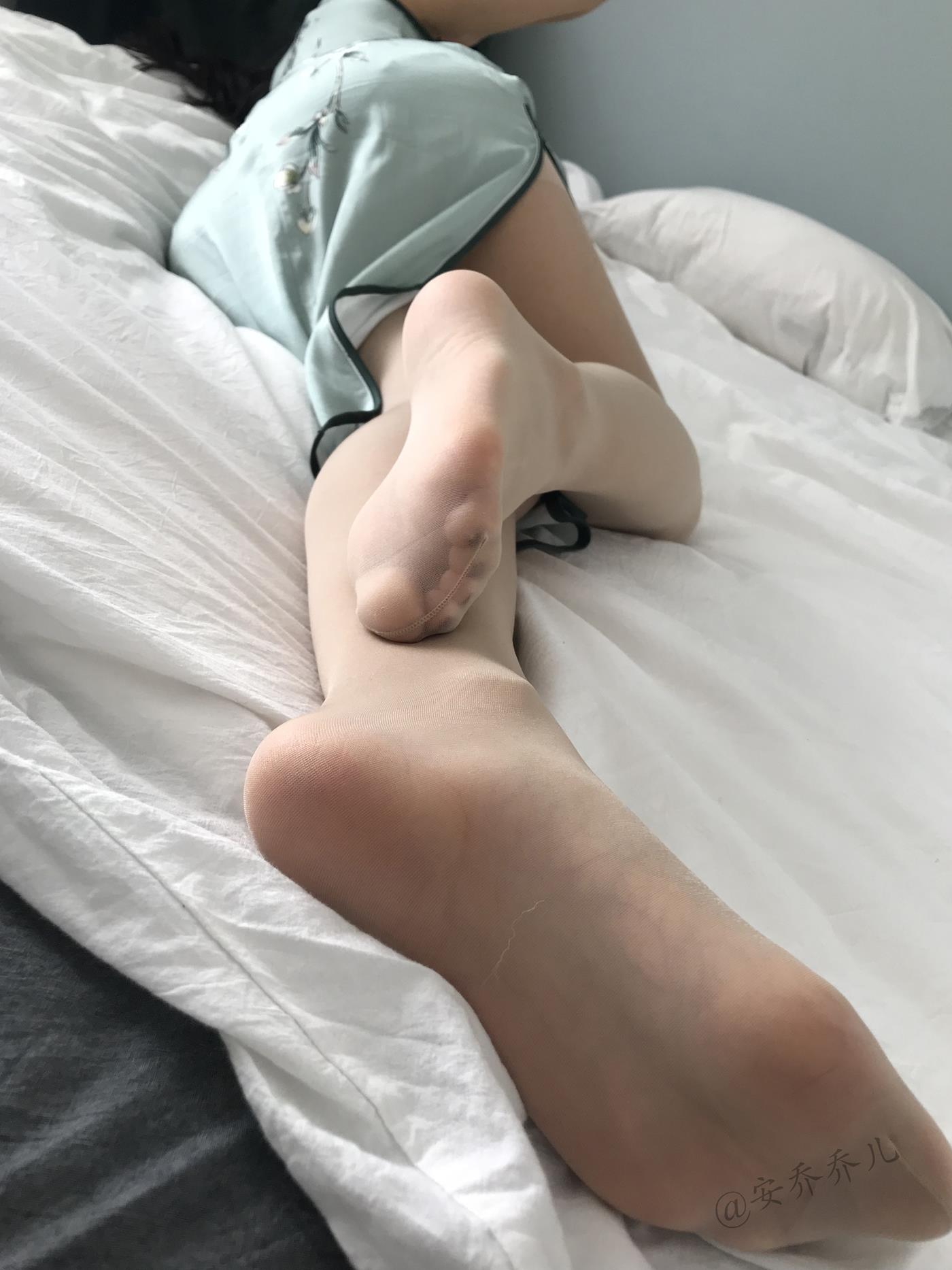 图片[20]-安乔乔儿(Nia乔乔) 安乔乔儿 黑丝旗袍[110P] – 速更版-美库