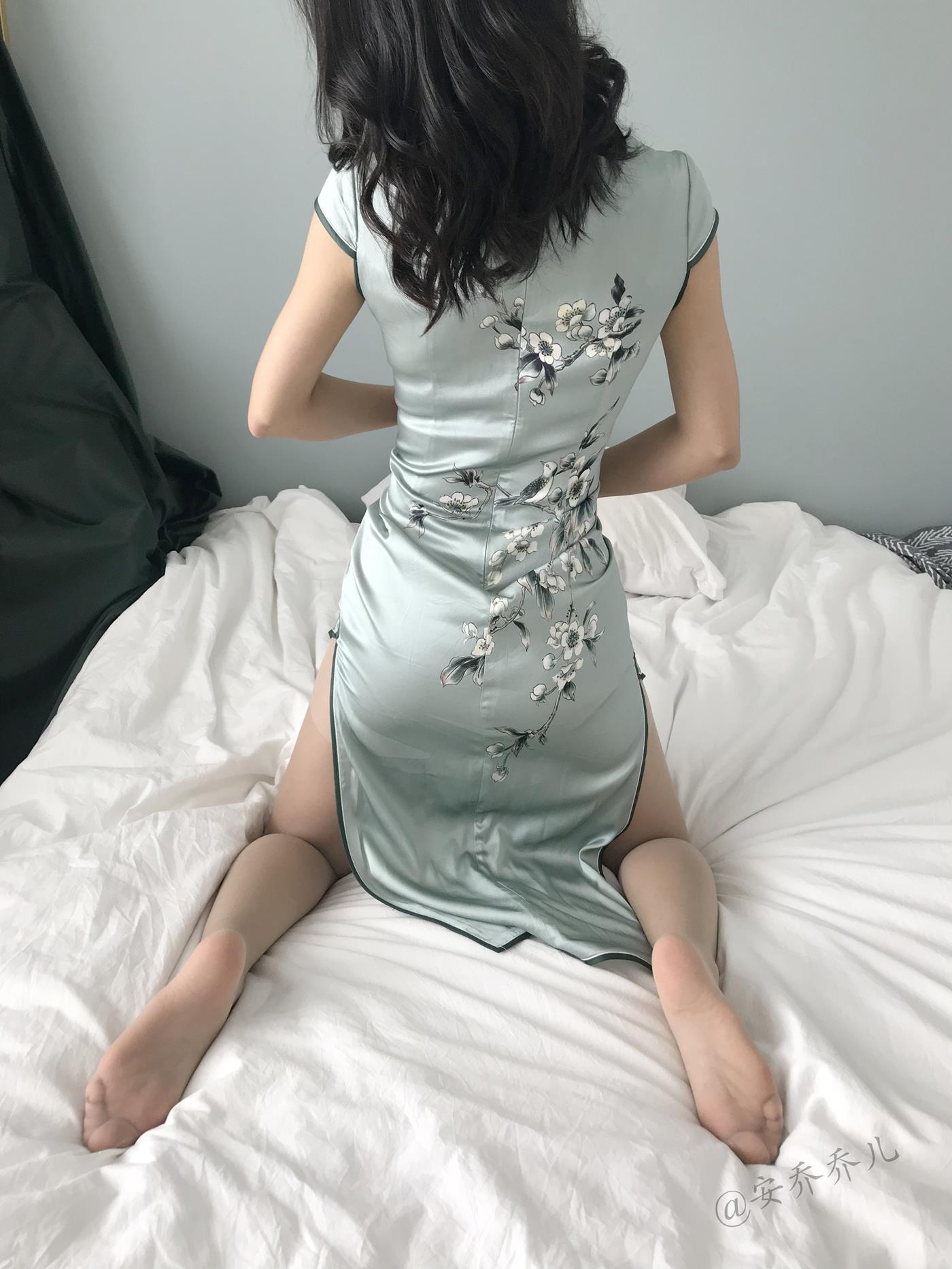 图片[27]-安乔乔儿(Nia乔乔) 安乔乔儿 黑丝旗袍[110P] – 速更版-美库