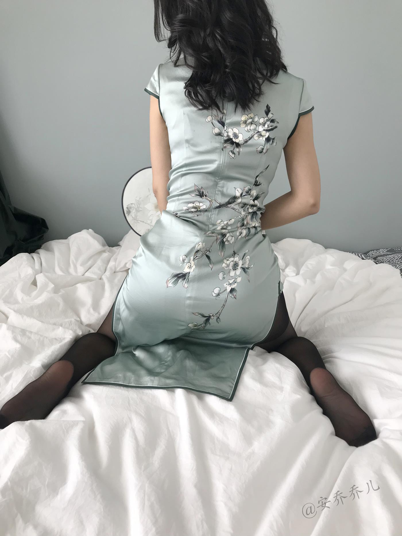 图片[45]-安乔乔儿(Nia乔乔) 安乔乔儿 黑丝旗袍[110P] – 速更版-美库