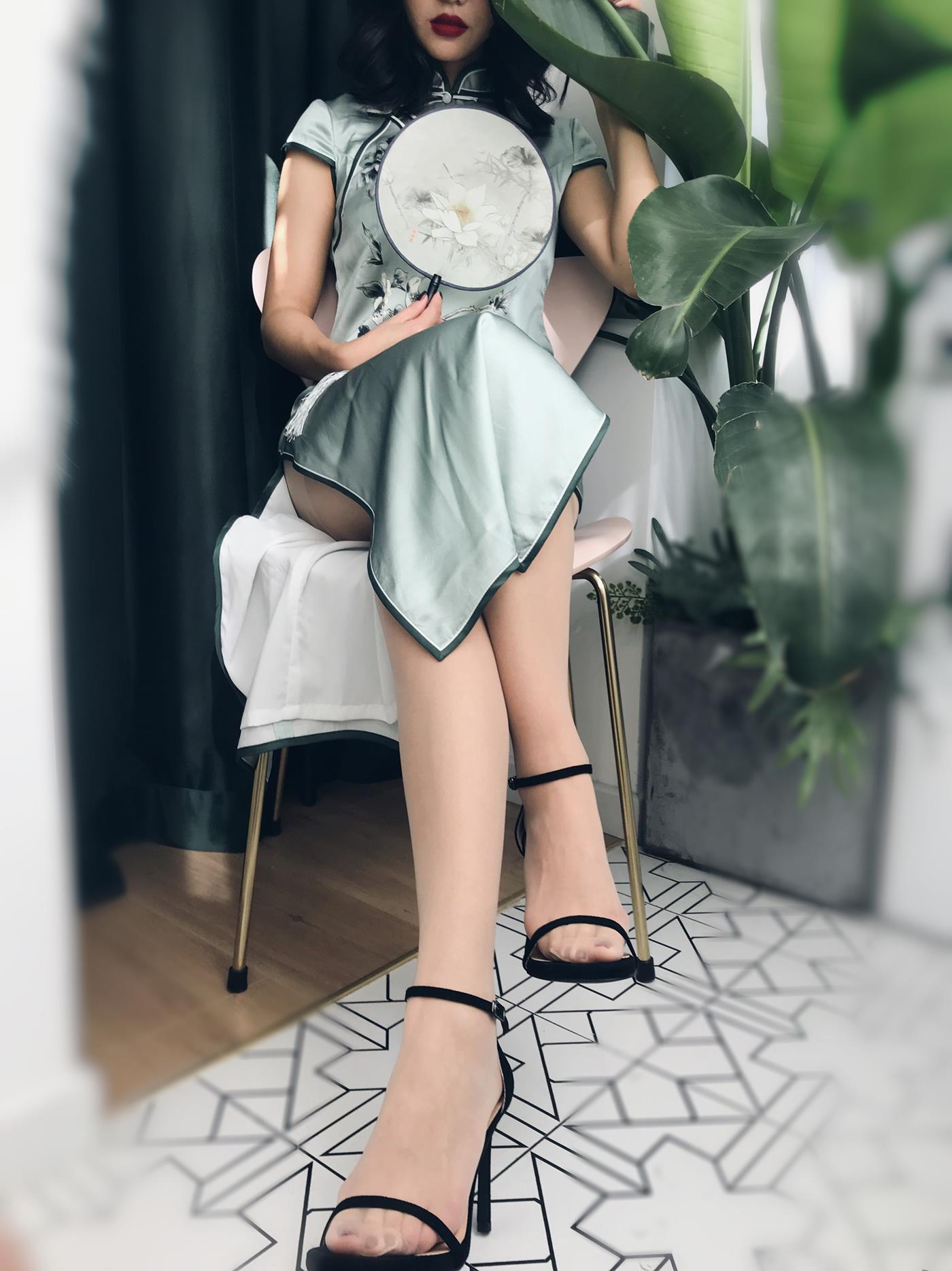 图片[79]-安乔乔儿(Nia乔乔) 安乔乔儿 黑丝旗袍[110P] – 速更版-美库