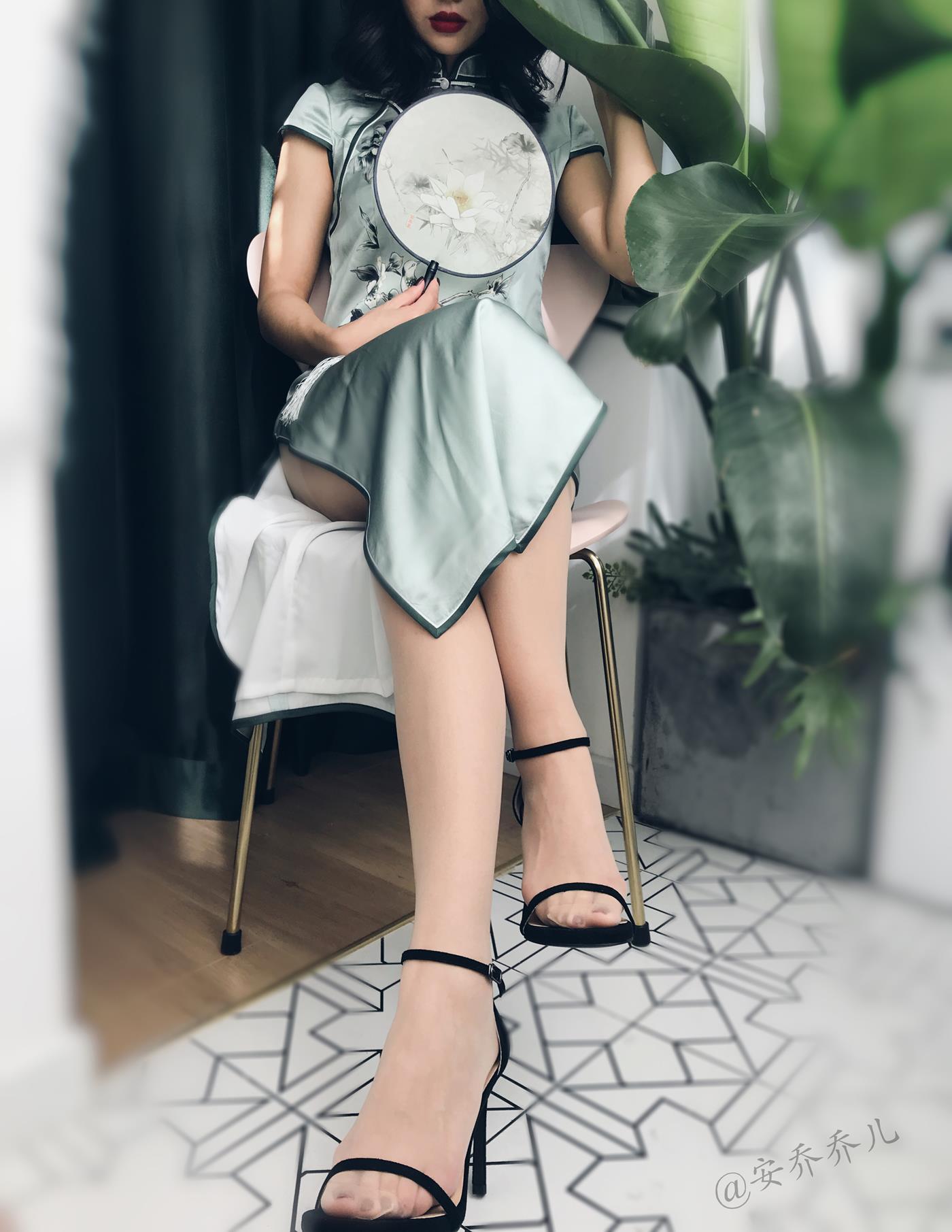 图片[80]-安乔乔儿(Nia乔乔) 安乔乔儿 黑丝旗袍[110P] – 速更版-美库