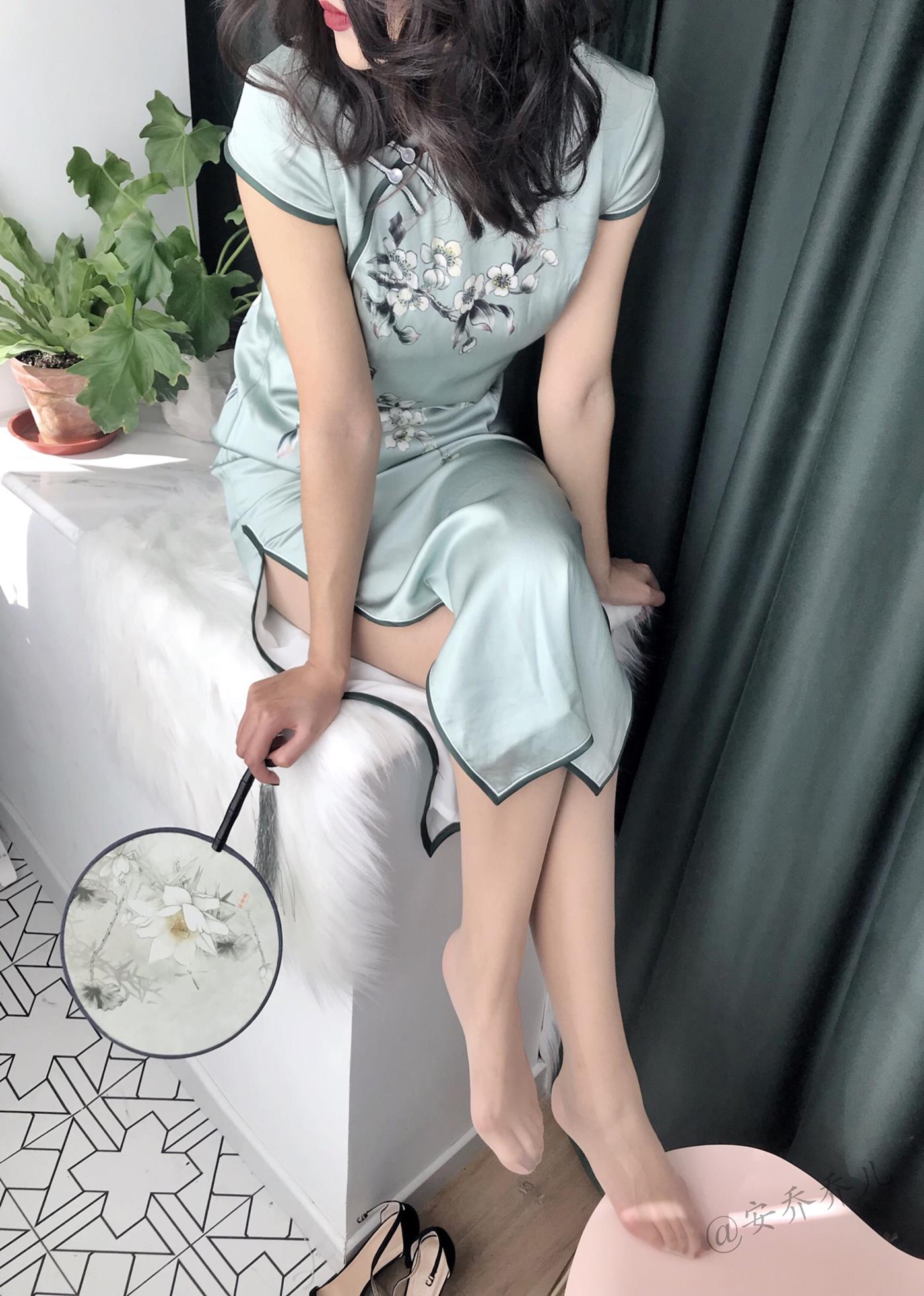 图片[90]-安乔乔儿(Nia乔乔) 安乔乔儿 黑丝旗袍[110P] – 速更版-美库