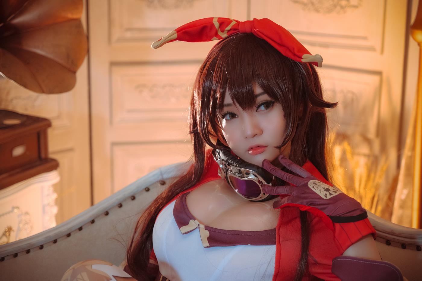 图片[30]-Potato Godzilla  – Amber (Genshin Impact)[33P] – 速更版-美库