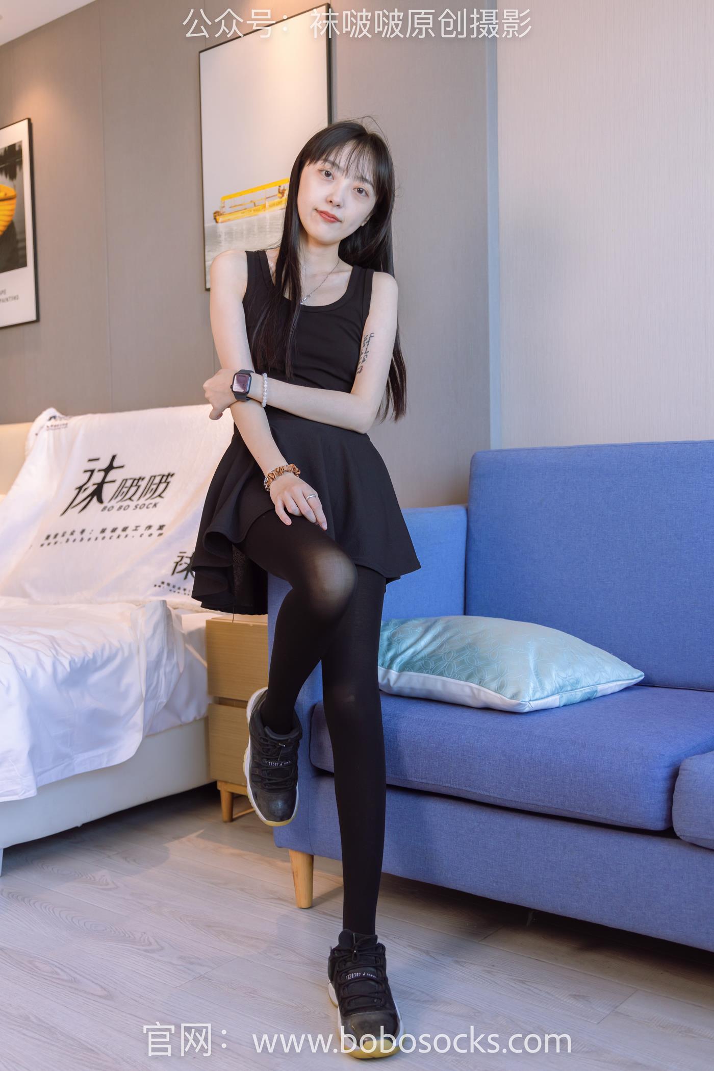 图片[19]-[BoBoSocks袜啵啵]NO.130 稚予-两双穿脏篮球鞋、厚黑丝[145P] – 速更版-美库