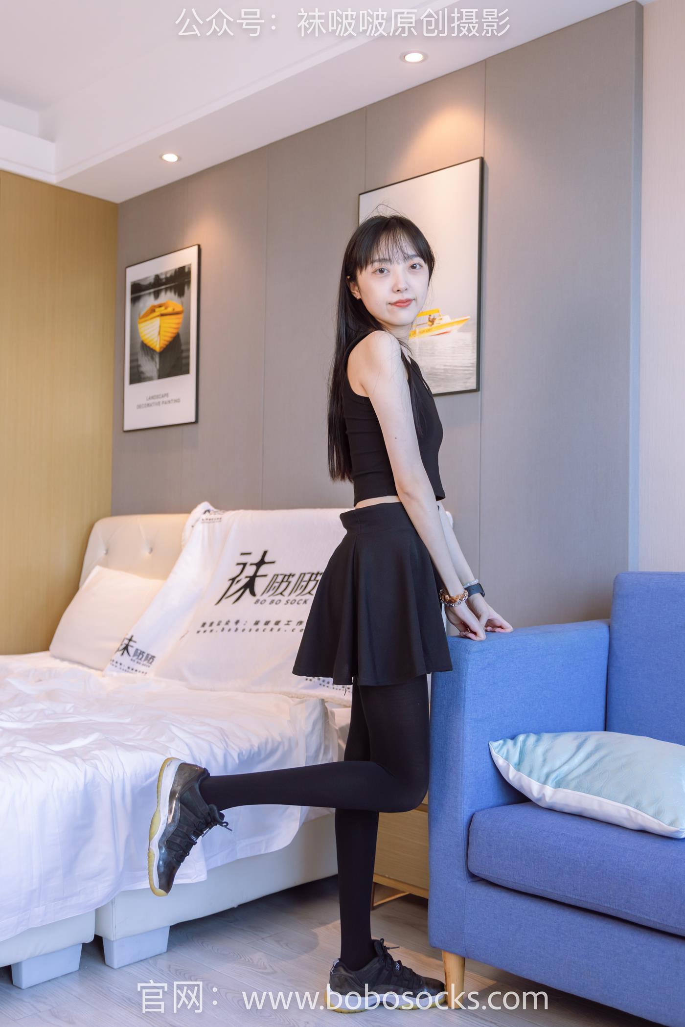 图片[20]-[BoBoSocks袜啵啵]NO.130 稚予-两双穿脏篮球鞋、厚黑丝[145P] – 速更版-美库